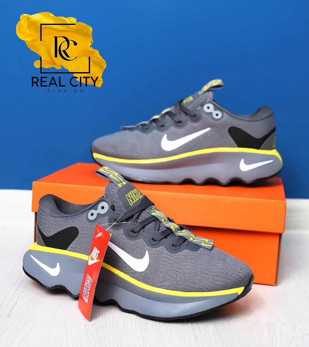 Nike Motiva Zoom Gris/Jaune