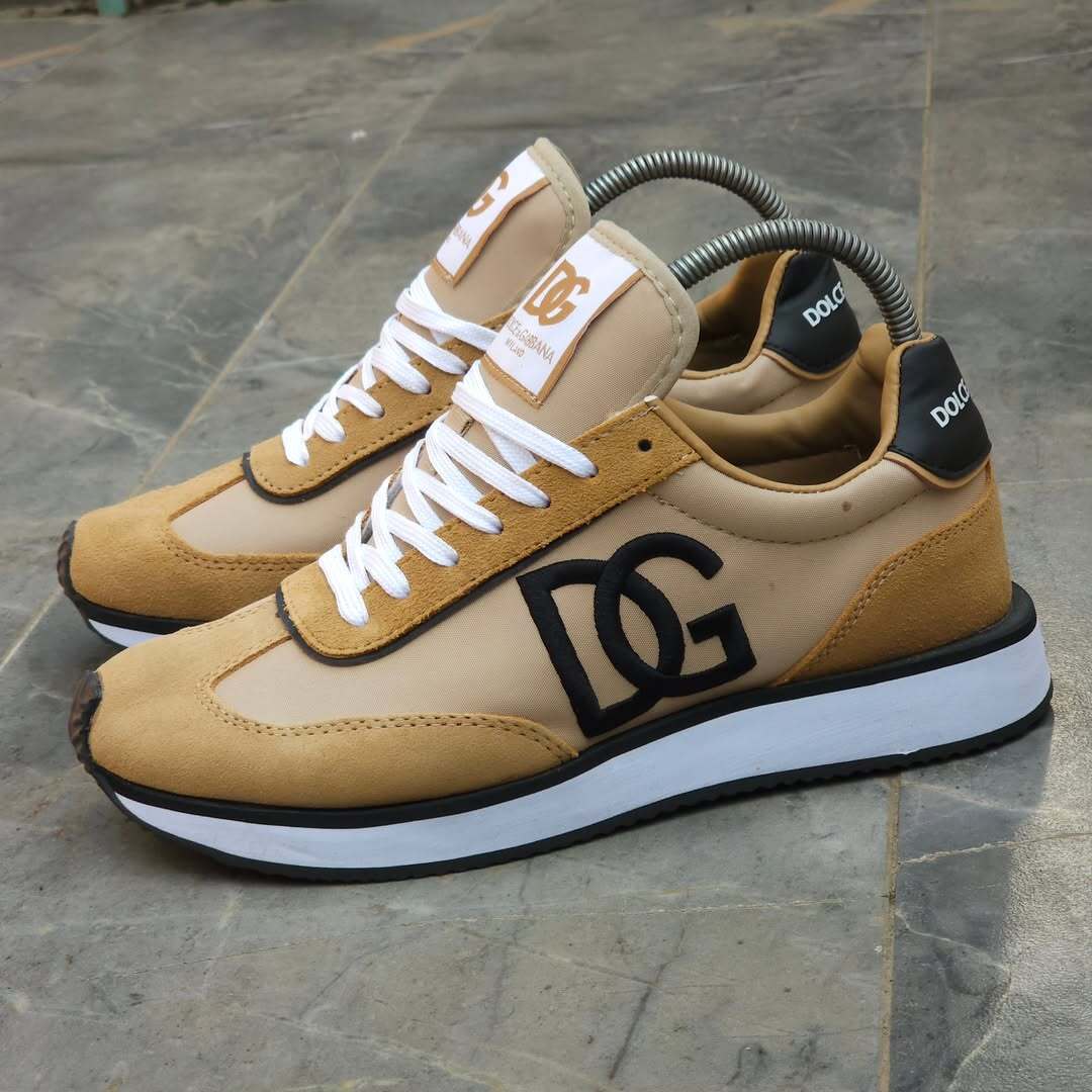 Dolce & Gabbana Cuir Beige/Noir