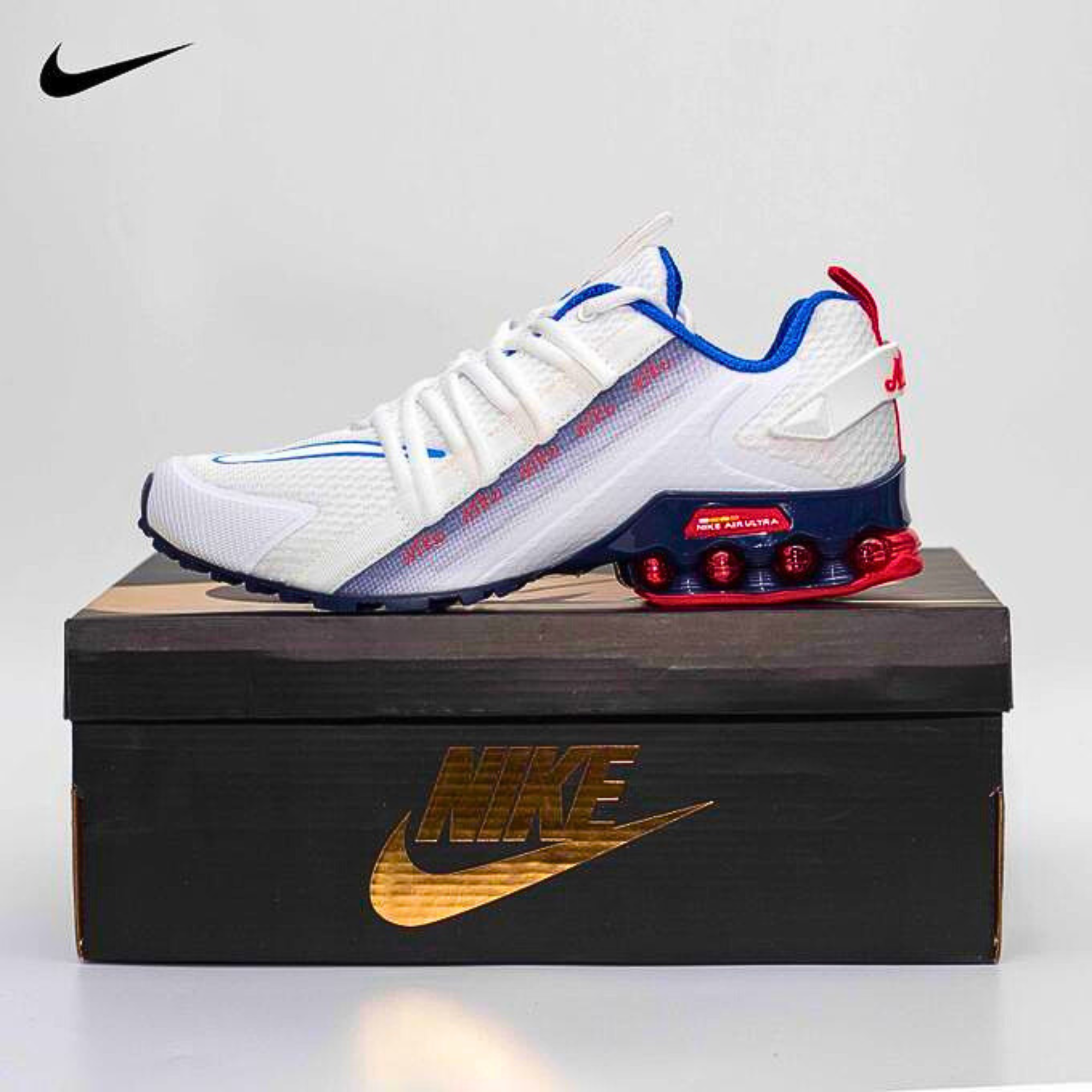Nike MIRROR AIR ULTRA MAX (Blanc/Bleu)