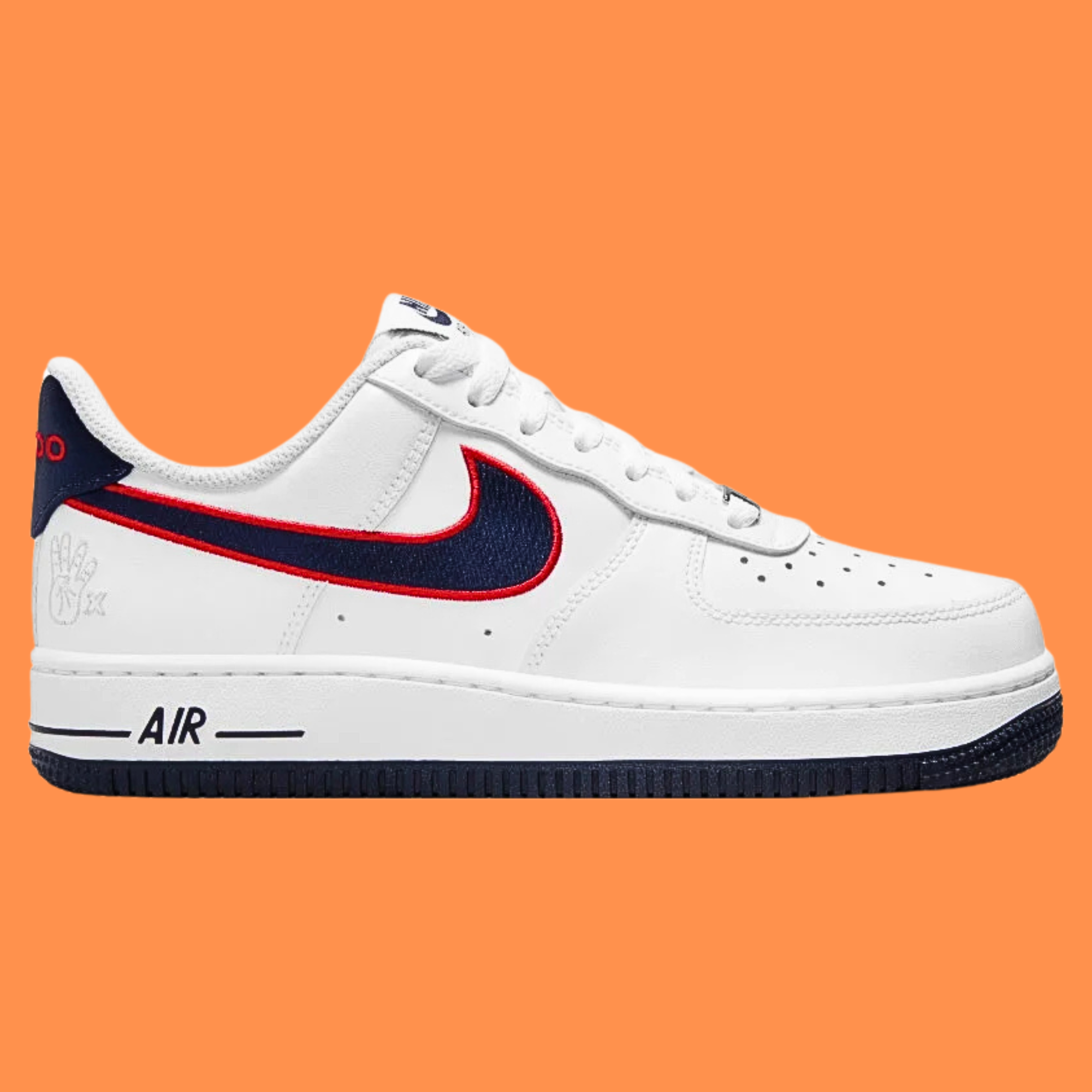 Nike Air Force 1 '07 Houston Comets Four Peat W