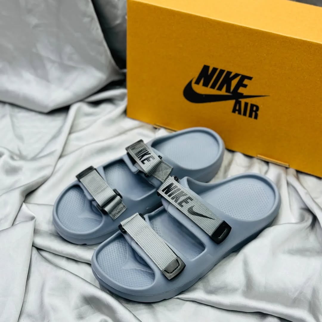 Nike Claquettes Accra Metropolitan Slides Blue Cyan