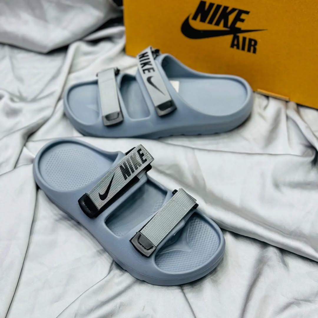 Nike Claquettes Accra Metropolitan Slides Blue Cyan