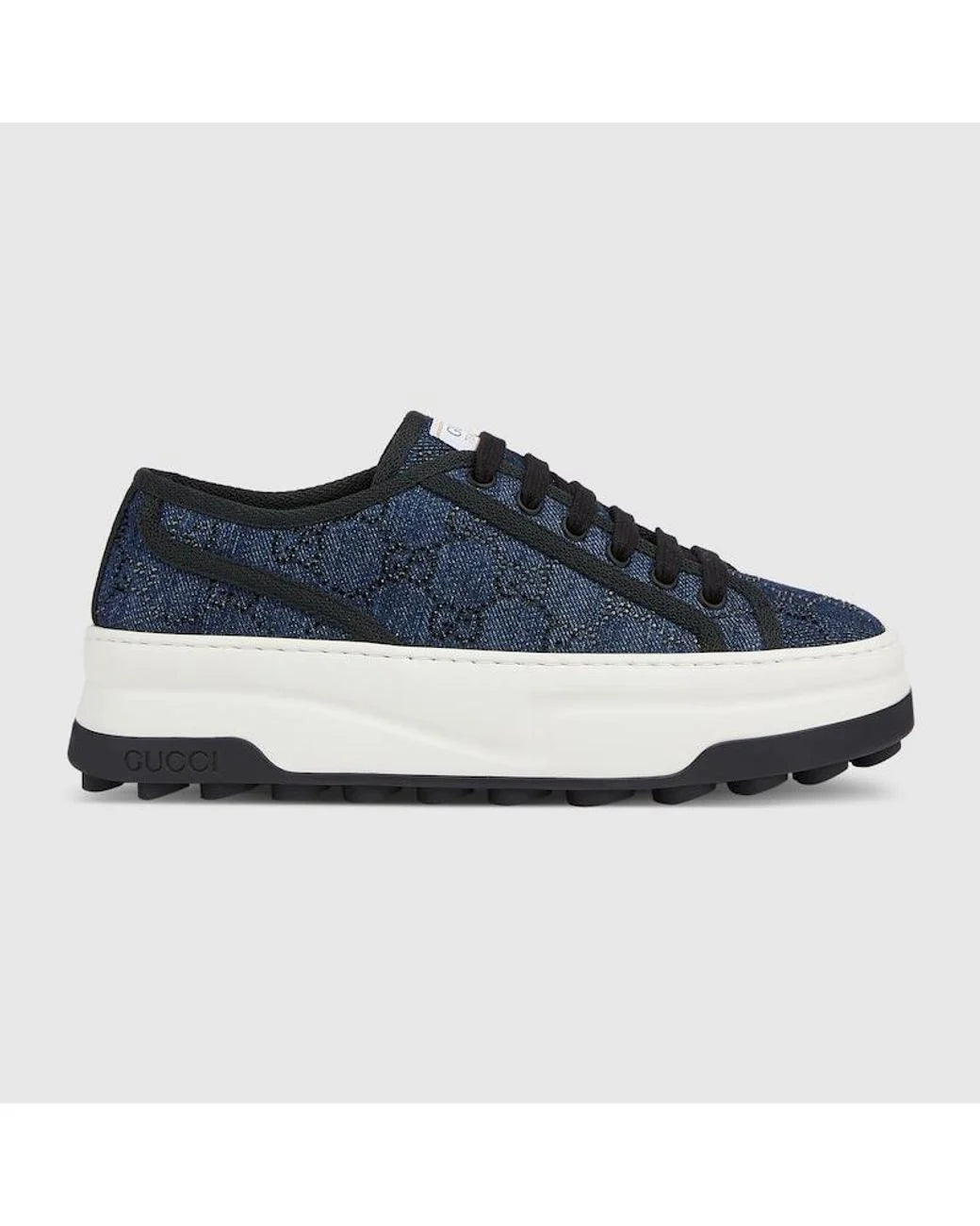 Gucci GG printed platform sneakers Blue
