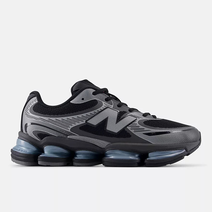 New Balance Abzorb 2000 Black avec Dark Silver Metallic et Light Chrome Blue