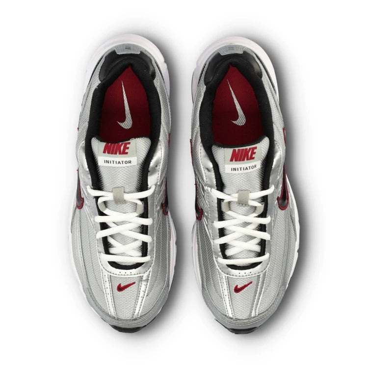 Nike Initiateur Métallique Argenté Rouge
