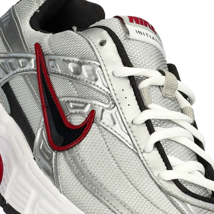 Nike Initiateur Métallique Argenté Rouge