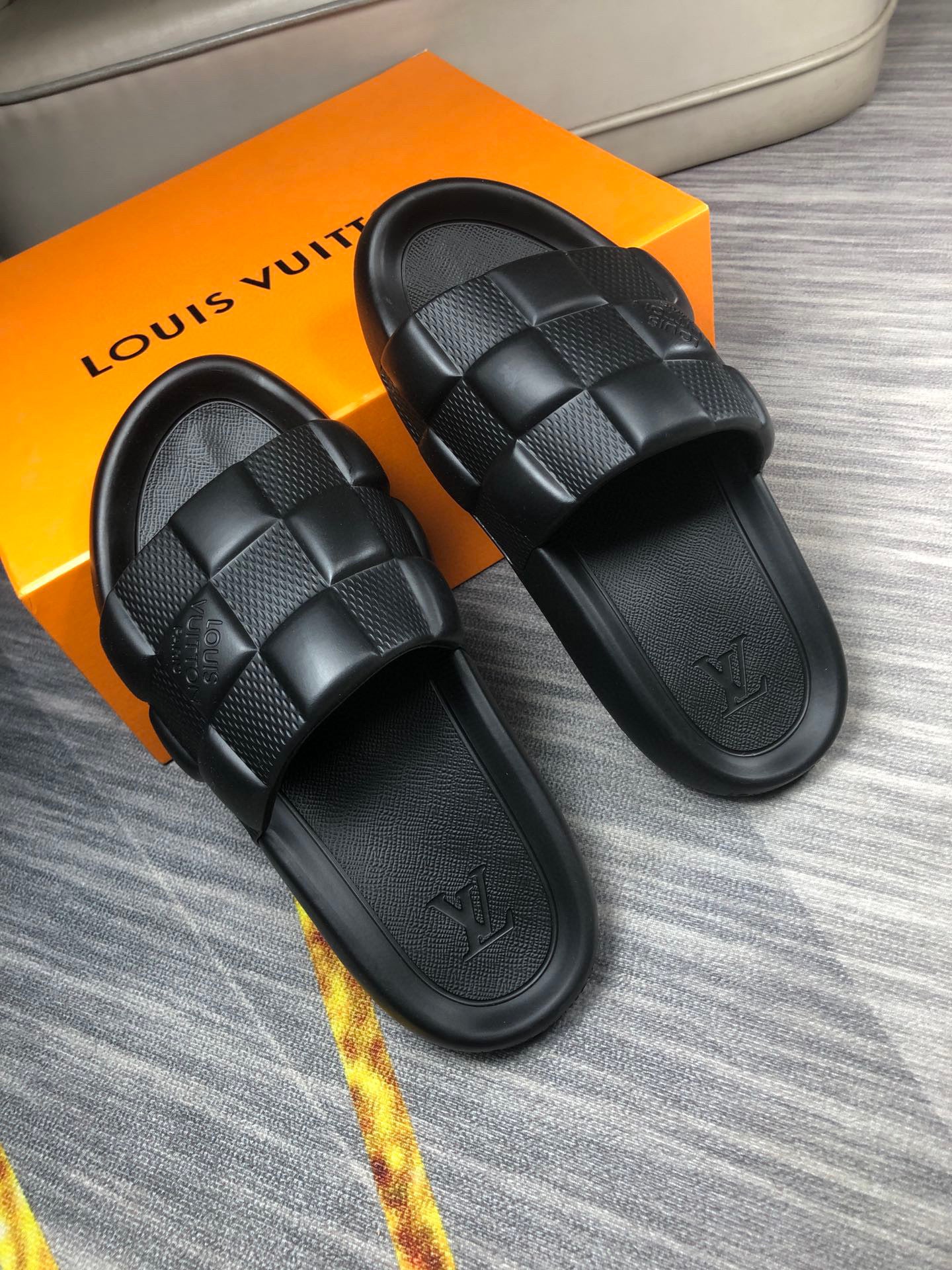 Claquette Lv Waterfront Damier