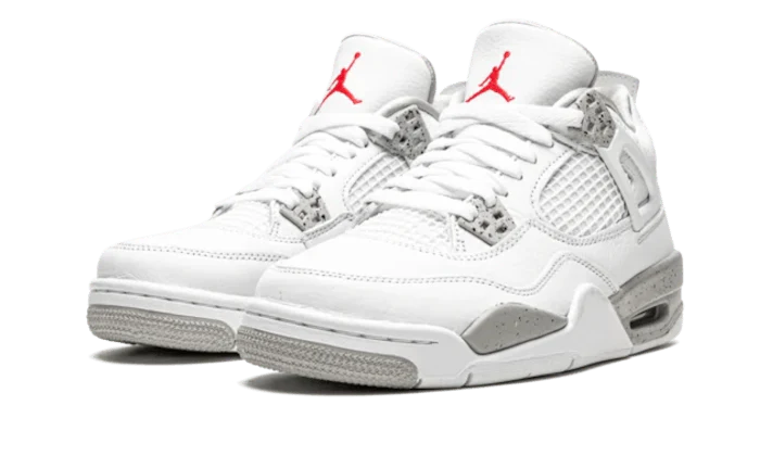 Air Jordan 4 Tech White (White Oreo) - Spadri Tunisie