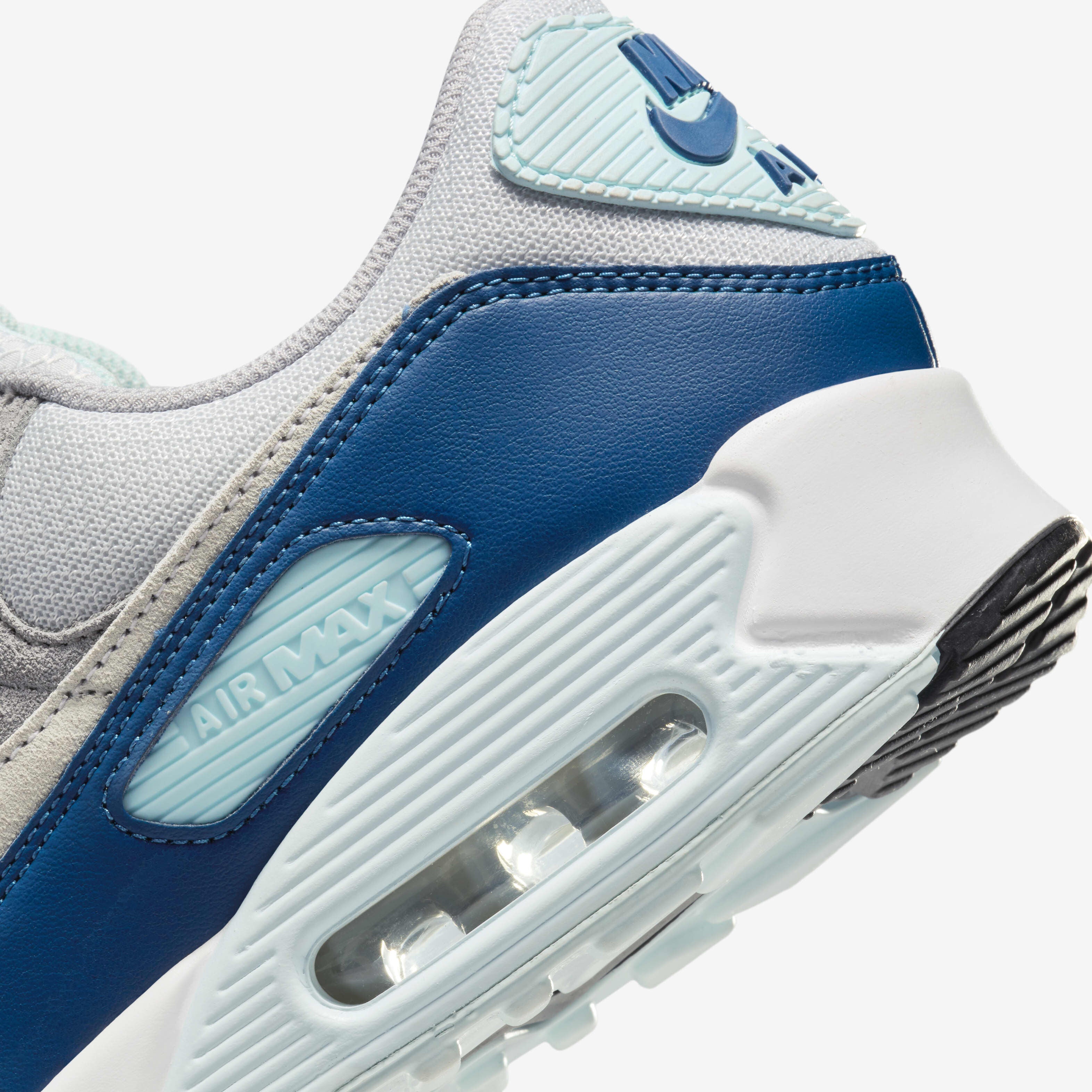Nike Air Max 90 Pure Platinum/Glacier Blue/Court Blue/White