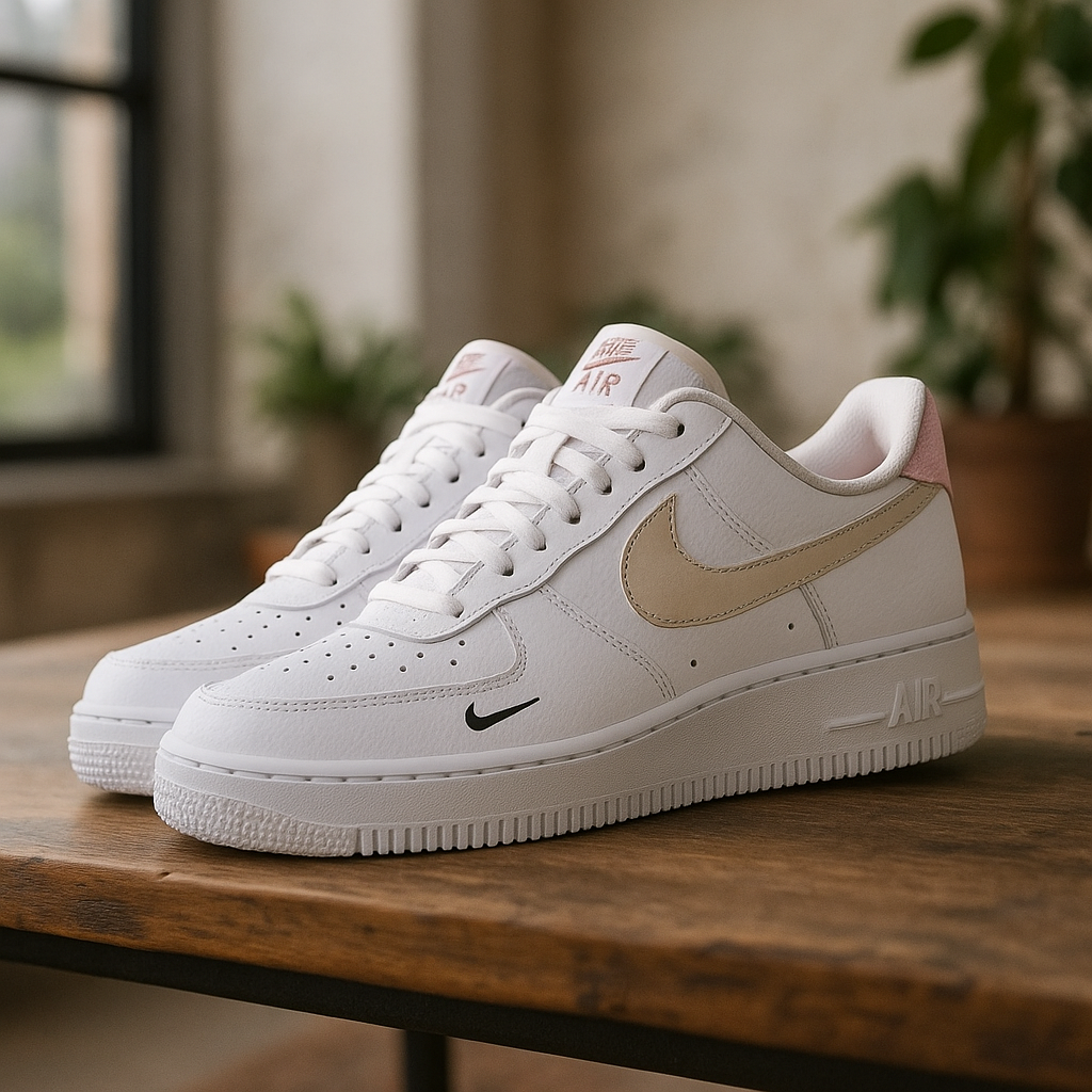 Nike Air Force 1 Low '07 Blanc LIght Orewood Rose (Femme)