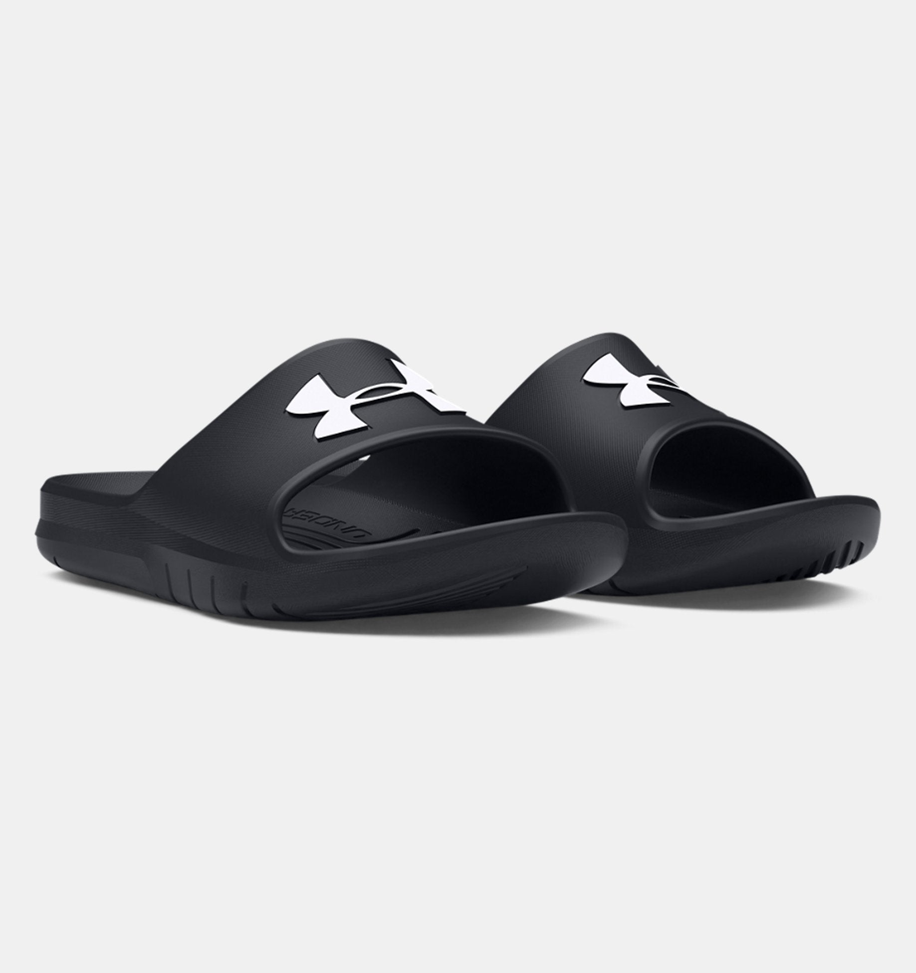 Claquettes UA Core PTH unisexes Black / White