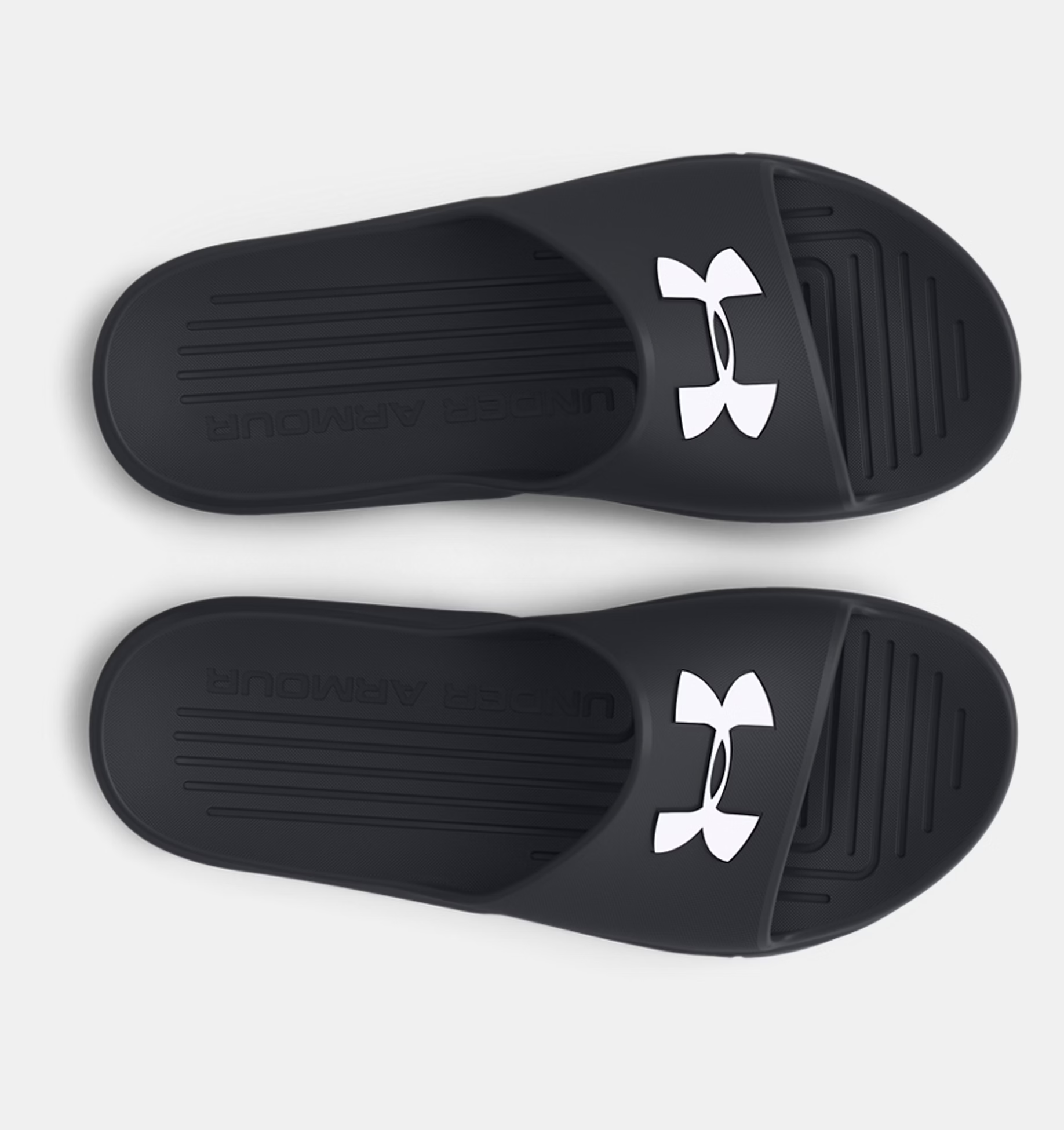 Claquettes UA Core PTH unisexes Black / White