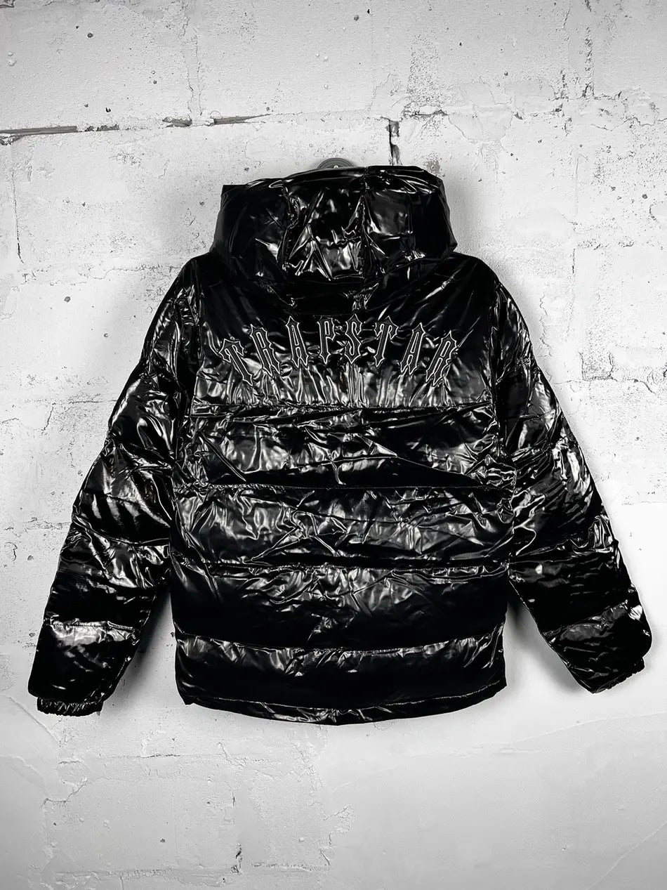 TRAPSTAR SHINY BLACK PUFFER Jacket