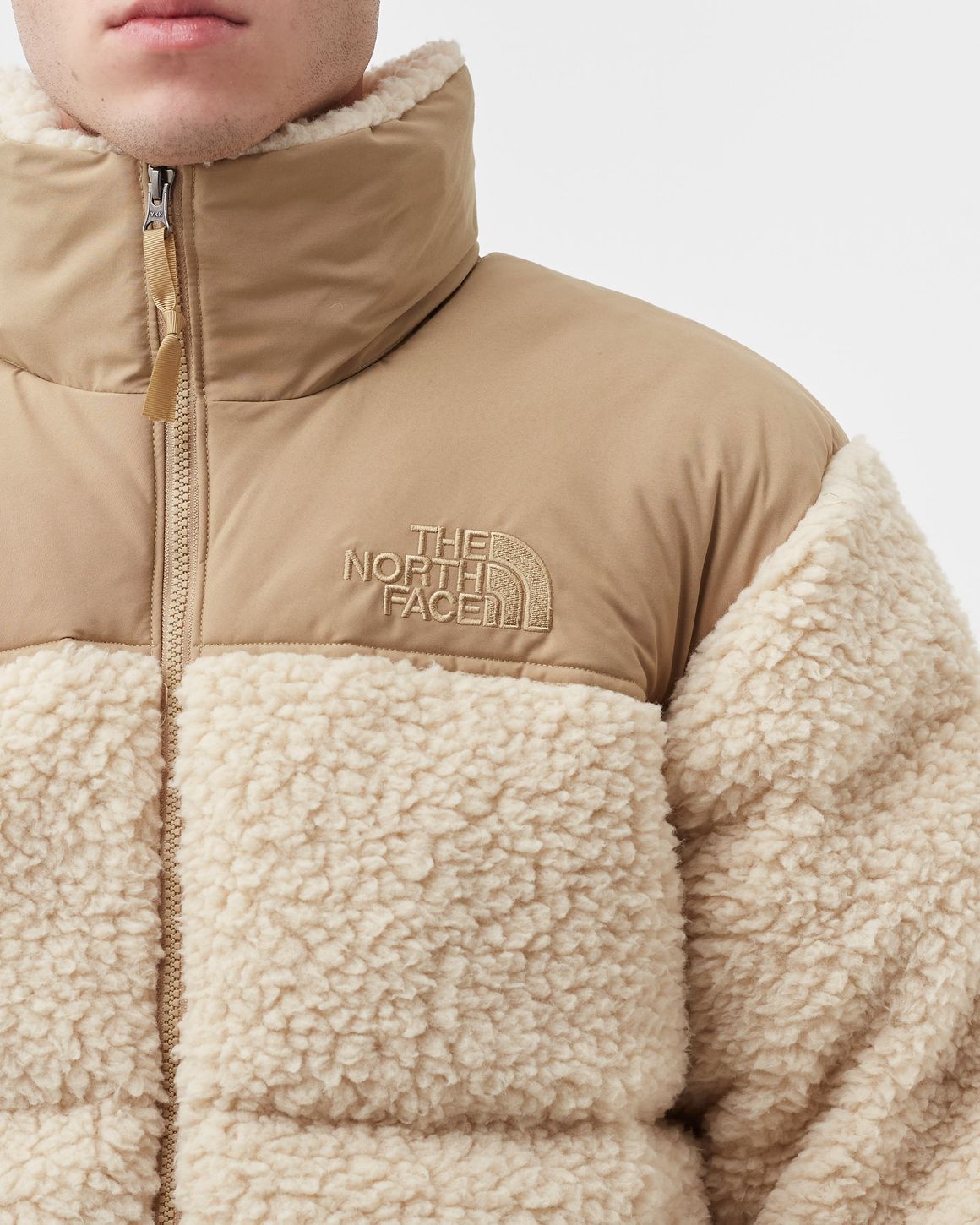 Doudoune North Face Beige unisexe