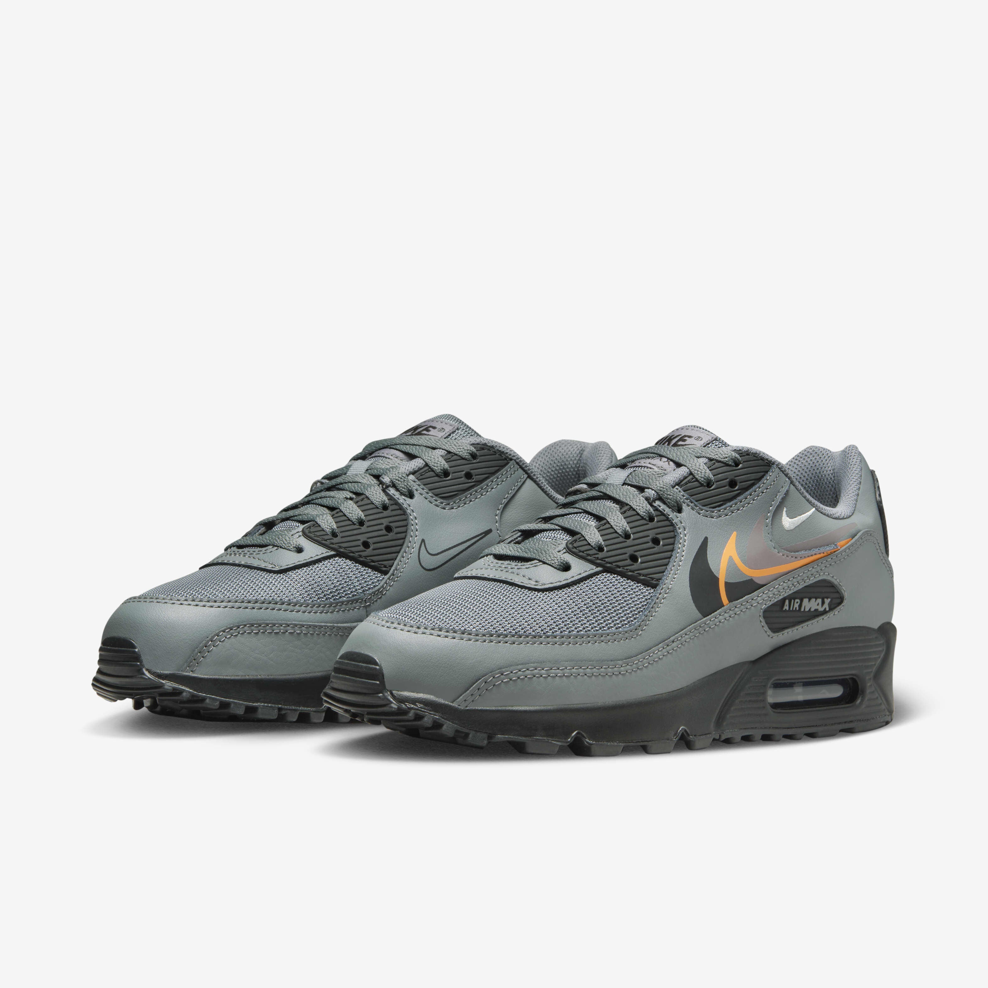 Nike Air Max 90 Smoke Grey/Bright Mandarin