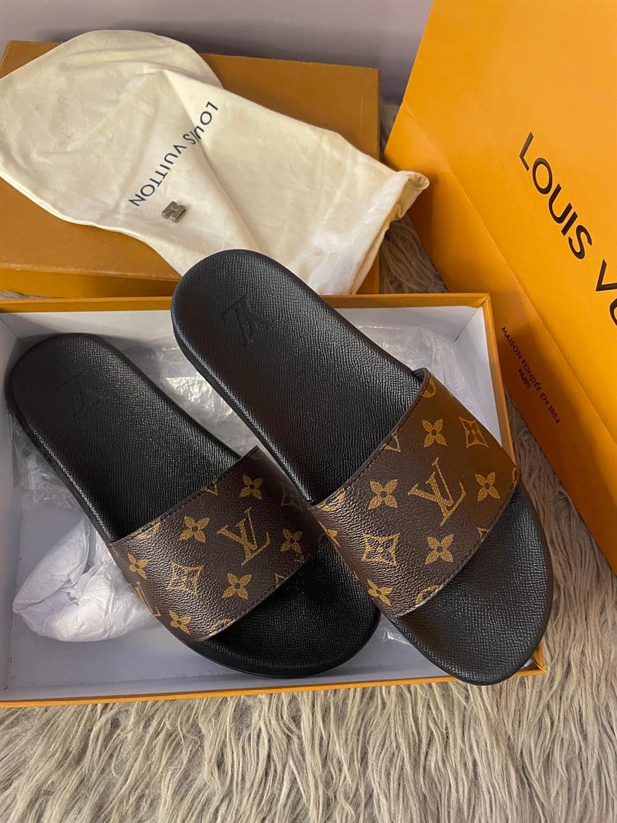Nike Claquette Lv 2024 Marron