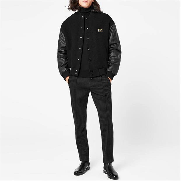 DOLCE AND GABBANA Plate Varsity Bomber Jacket