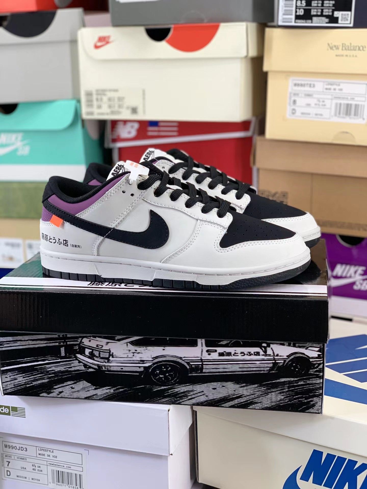 Nike Dunk Low Initial D Toyota AE86