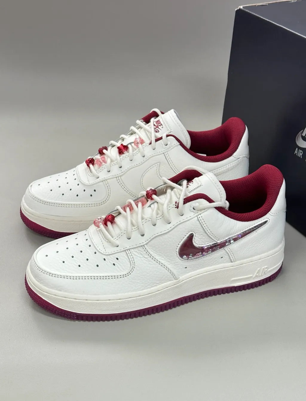 Nike Air Force 1 Low Valentine’s Day White Red Pink