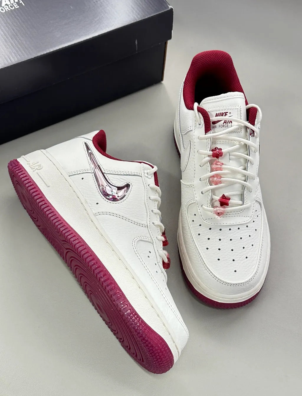 Nike Air Force 1 Low Valentine’s Day White Red Pink