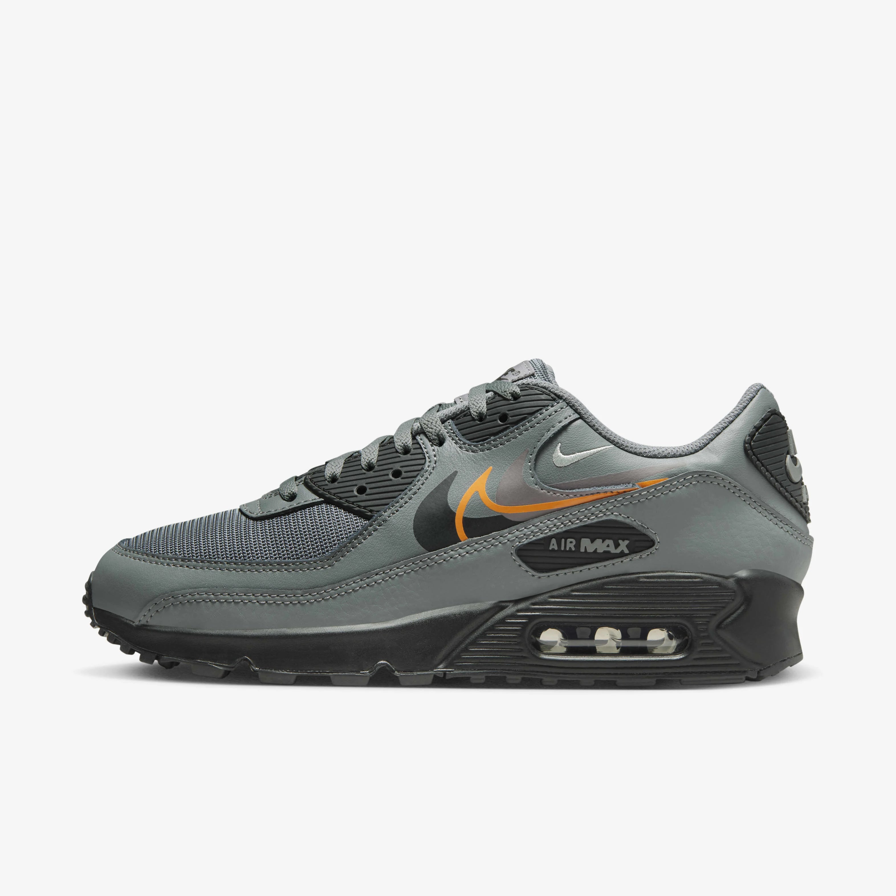 Nike Air Max 90 Smoke Grey/Bright Mandarin