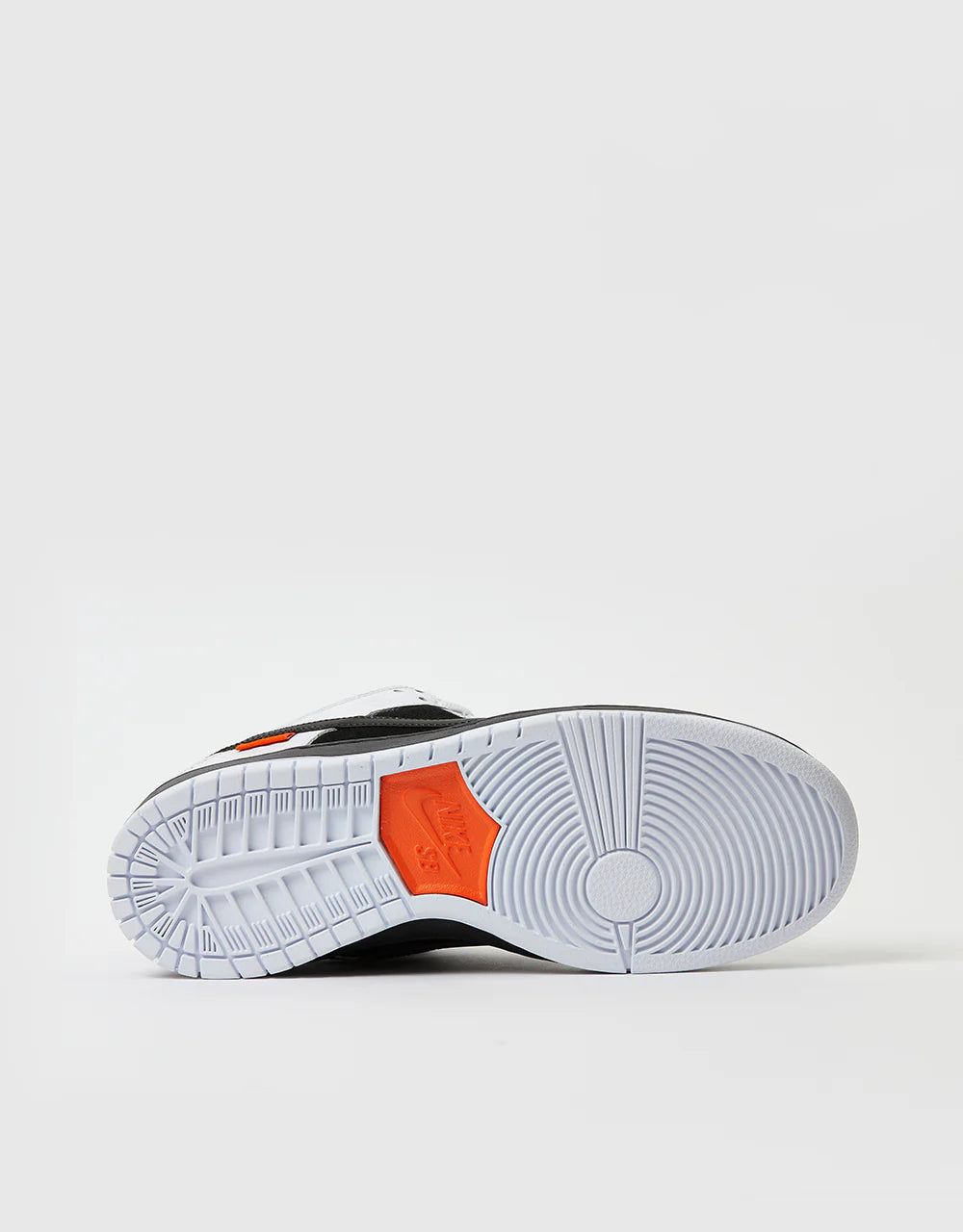 Nike SB 'Tightbooth' Dunk Low QS Skate Shoes - White/Black-Safety Orange