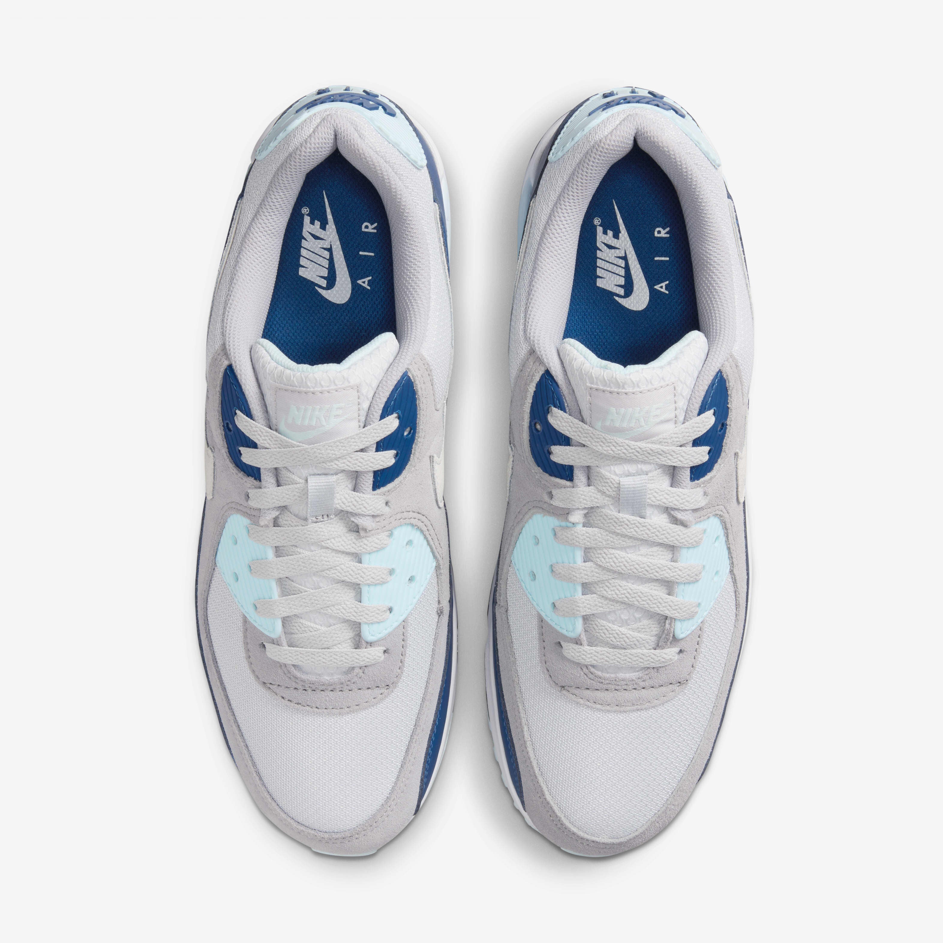 Nike Air Max 90 Pure Platinum/Glacier Blue/Court Blue/White