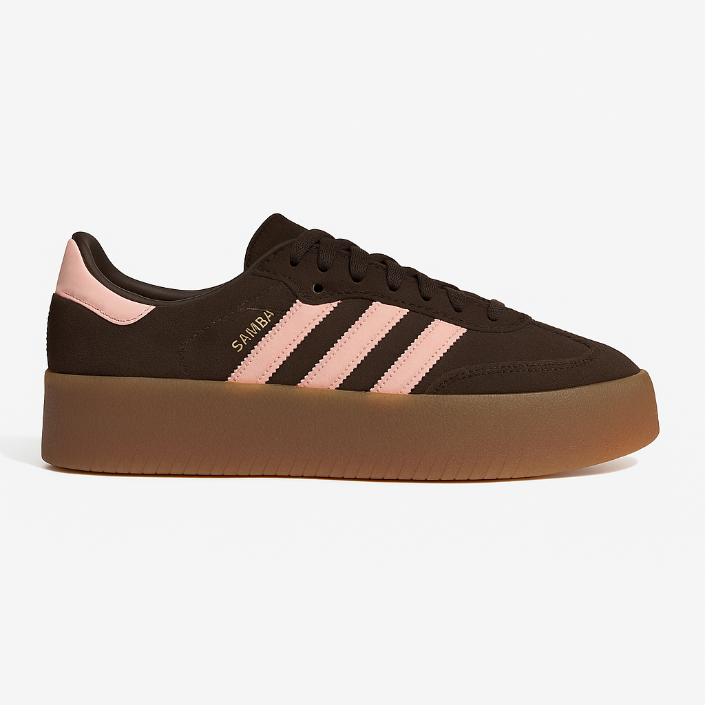 Adidas Sambae Dark Marron Wonder Mauve Femme