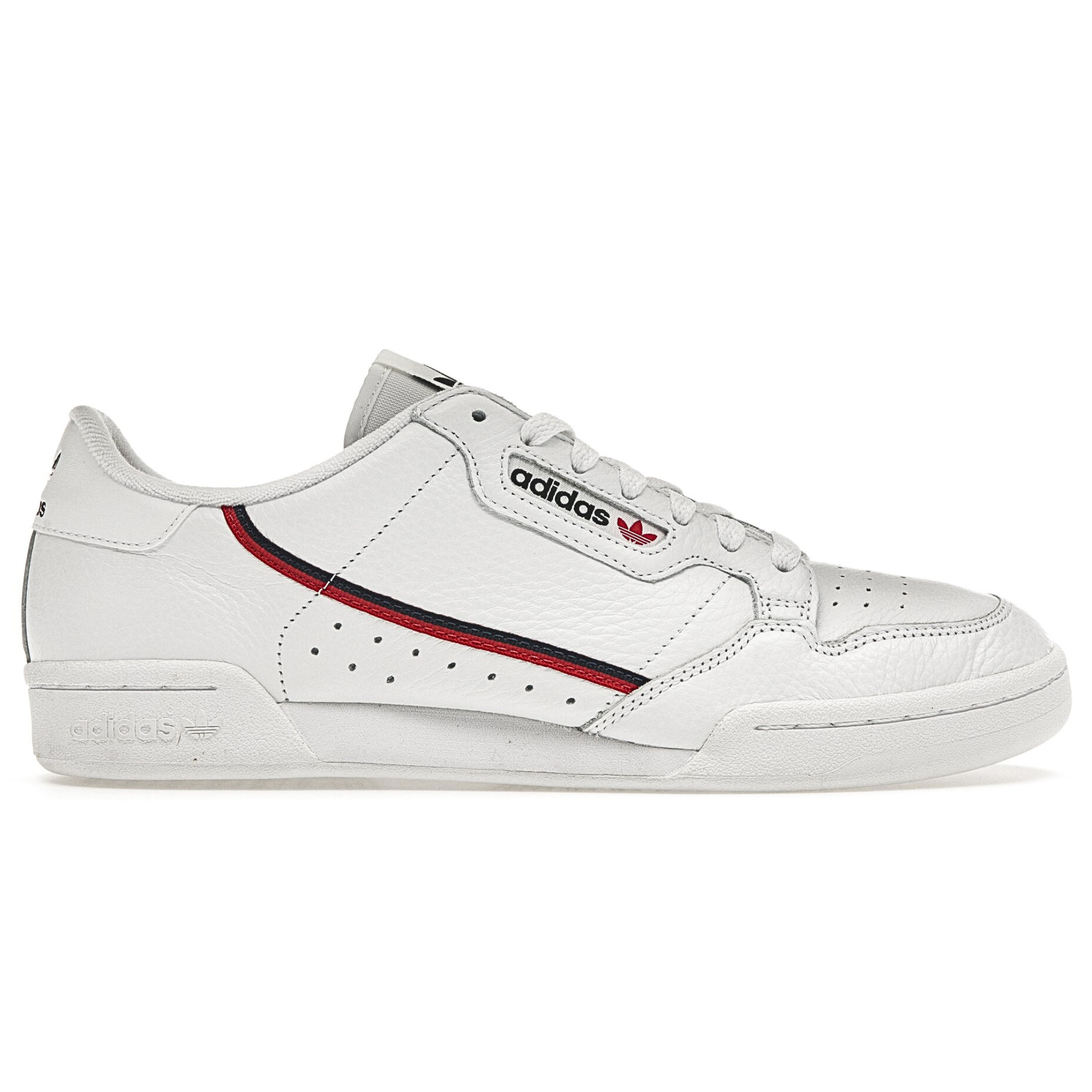 Adidas Continental 80 White Scarlet Navy - Spadri Tunisie