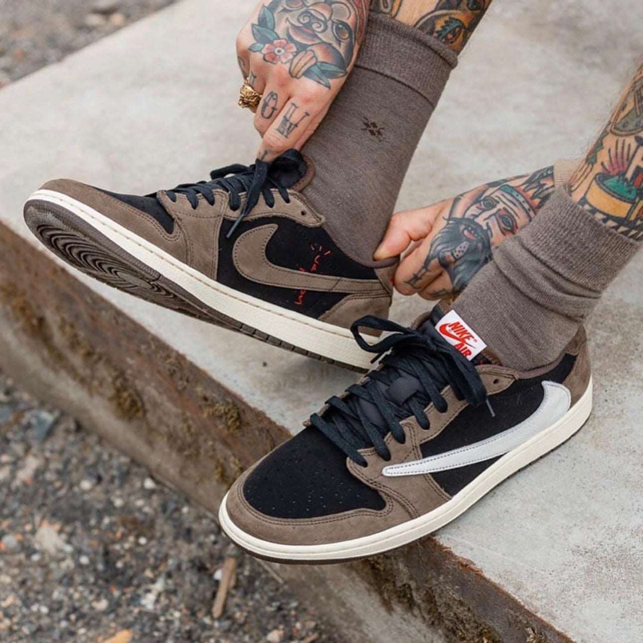 Air Jordan 1 Low Travis Scott - Spadri Tunisie