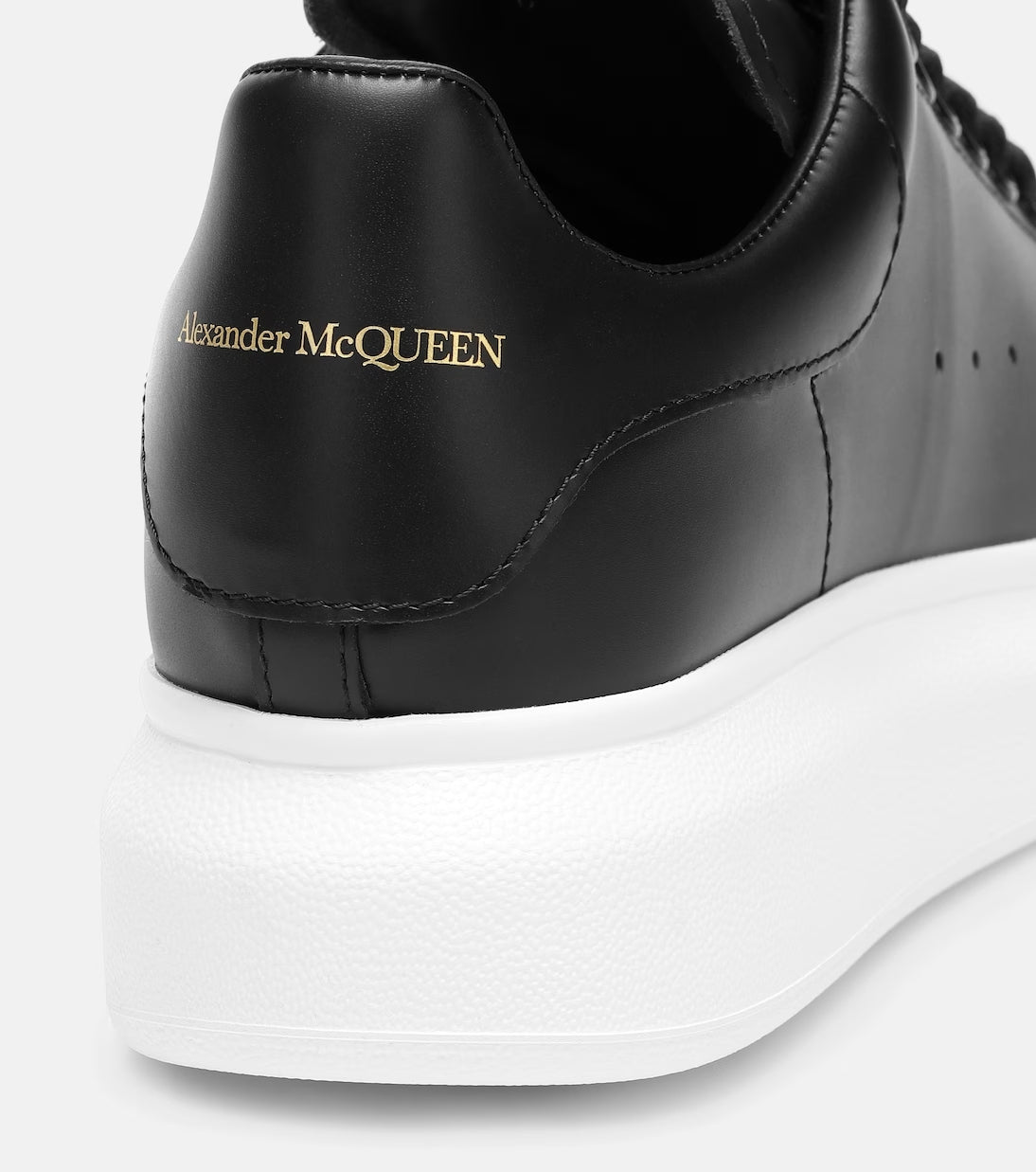 Alexander McQueen Oversized leather sneakers - Spadri Tunisie