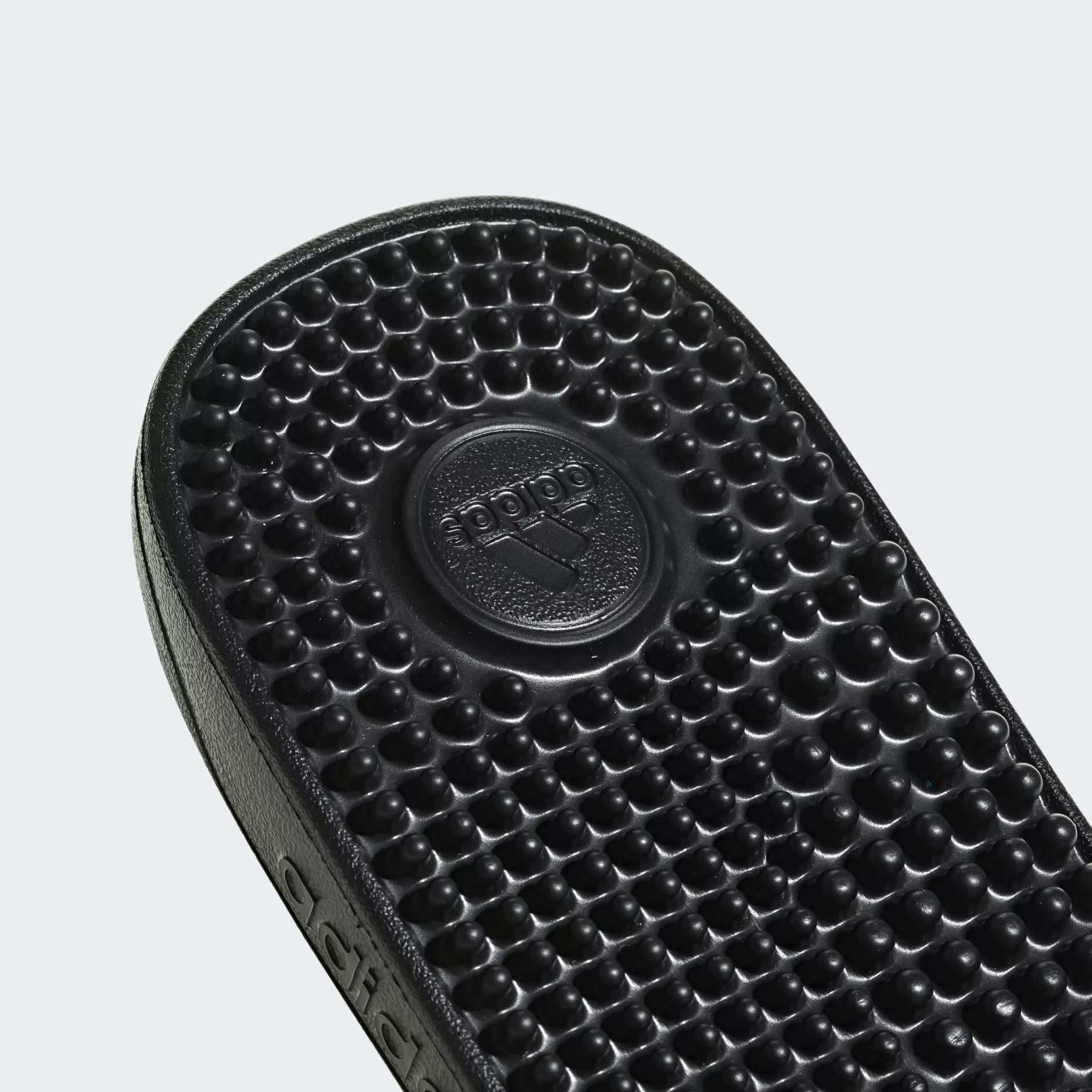 Claquette Adidas " Adissage " Black - White stripes
