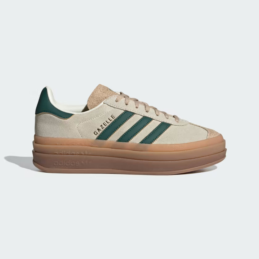 Adidas Gazelle Shoes Cream White / Collegiate Green / Magic Beige - Spadri Tunisie