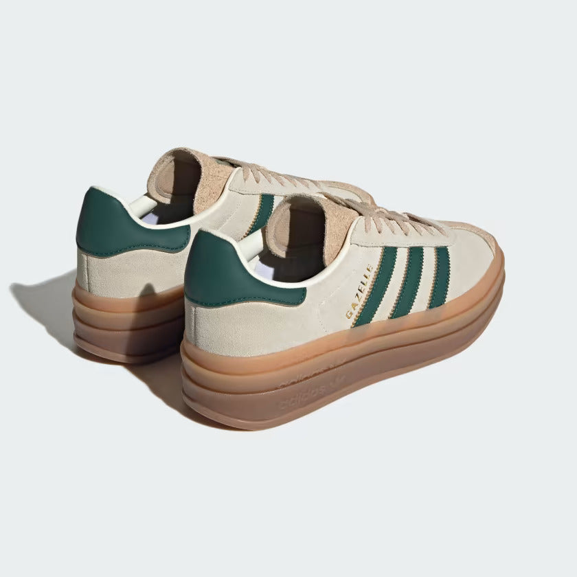 Adidas Gazelle Shoes Cream White / Collegiate Green / Magic Beige - Spadri Tunisie