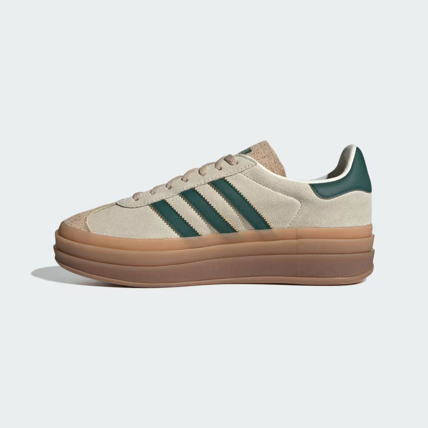 Adidas Gazelle Shoes Cream White / Collegiate Green / Magic Beige - Spadri Tunisie