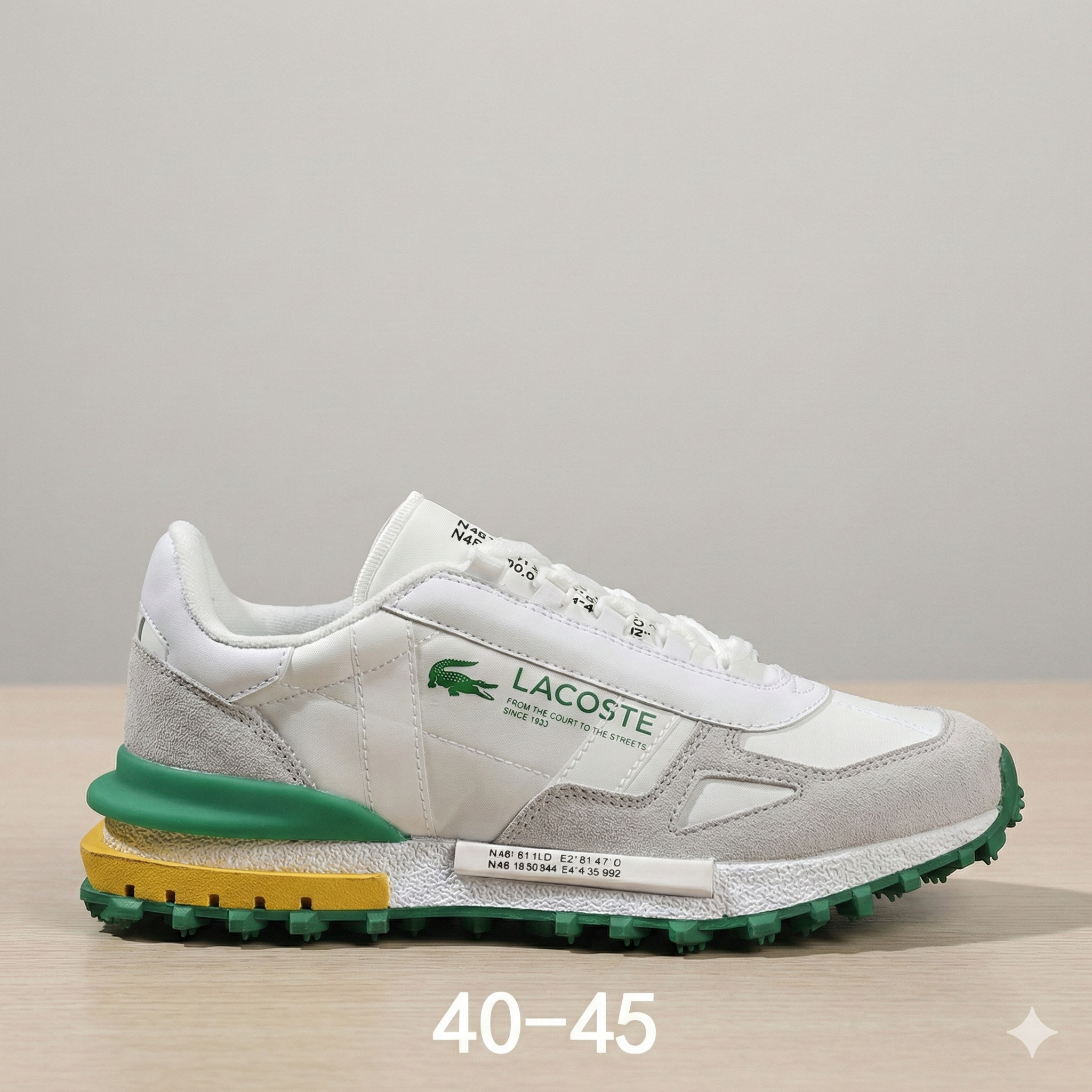 Lacoste Elite Active Green/Blanc