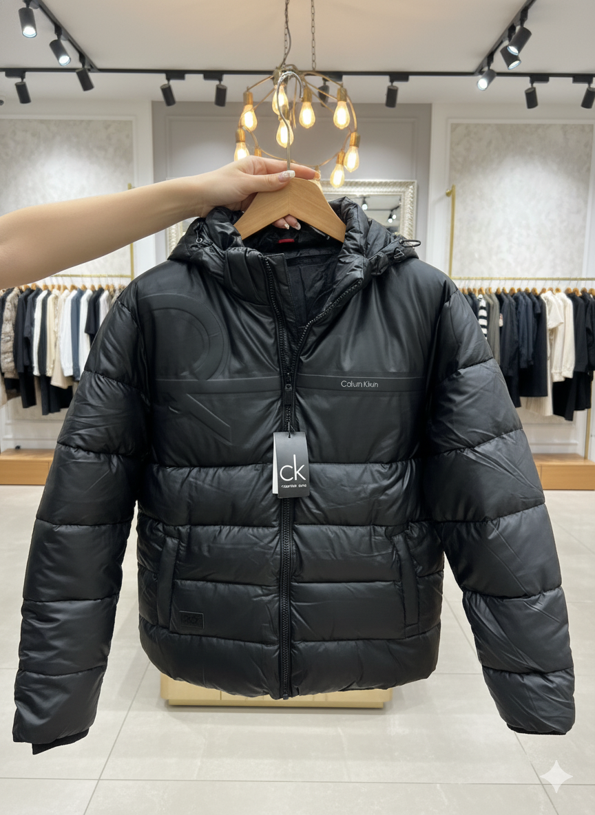 Doudoune noire Calvin Klein