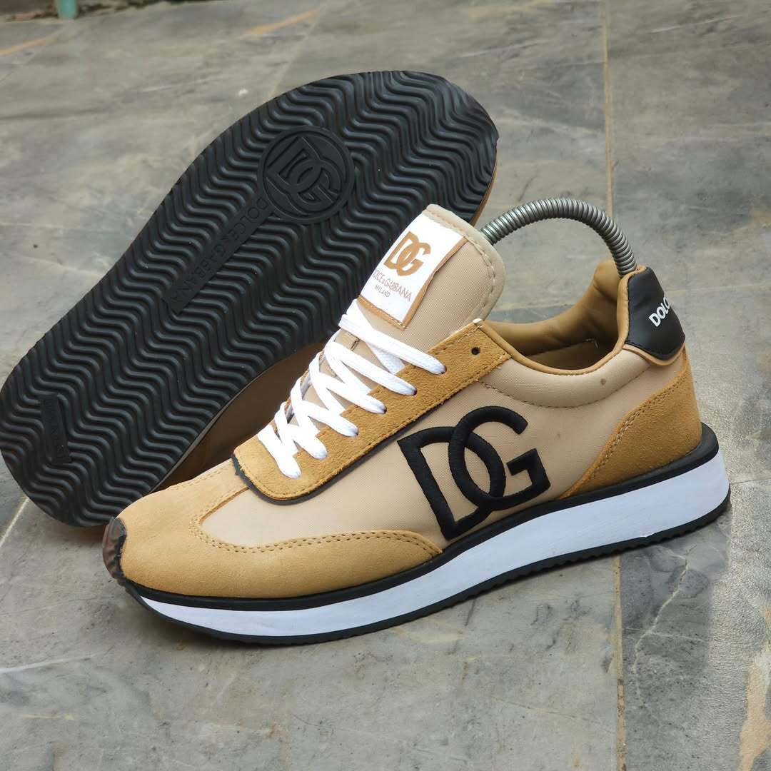 Dolce & Gabbana Leather Beige/Black