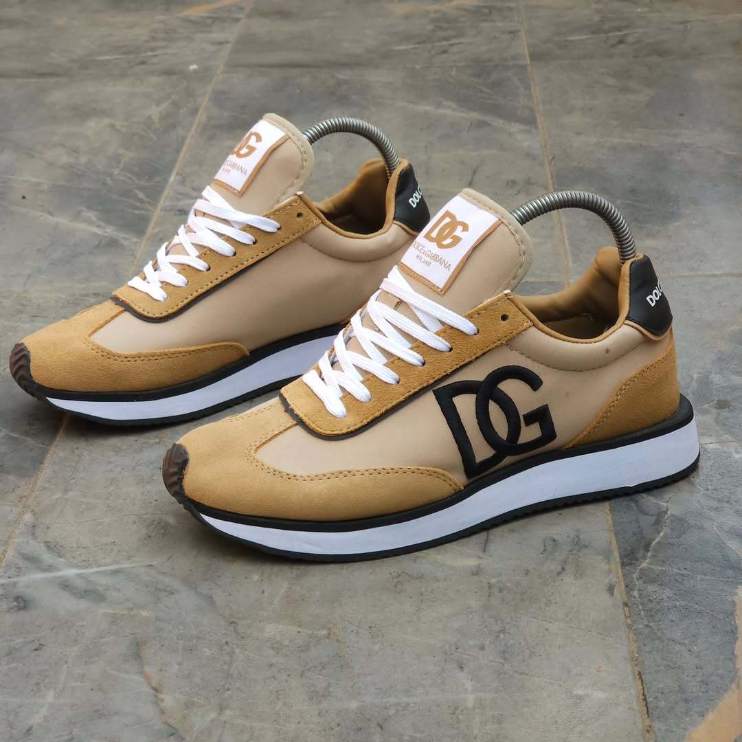 Dolce & Gabbana Leather Beige/Black