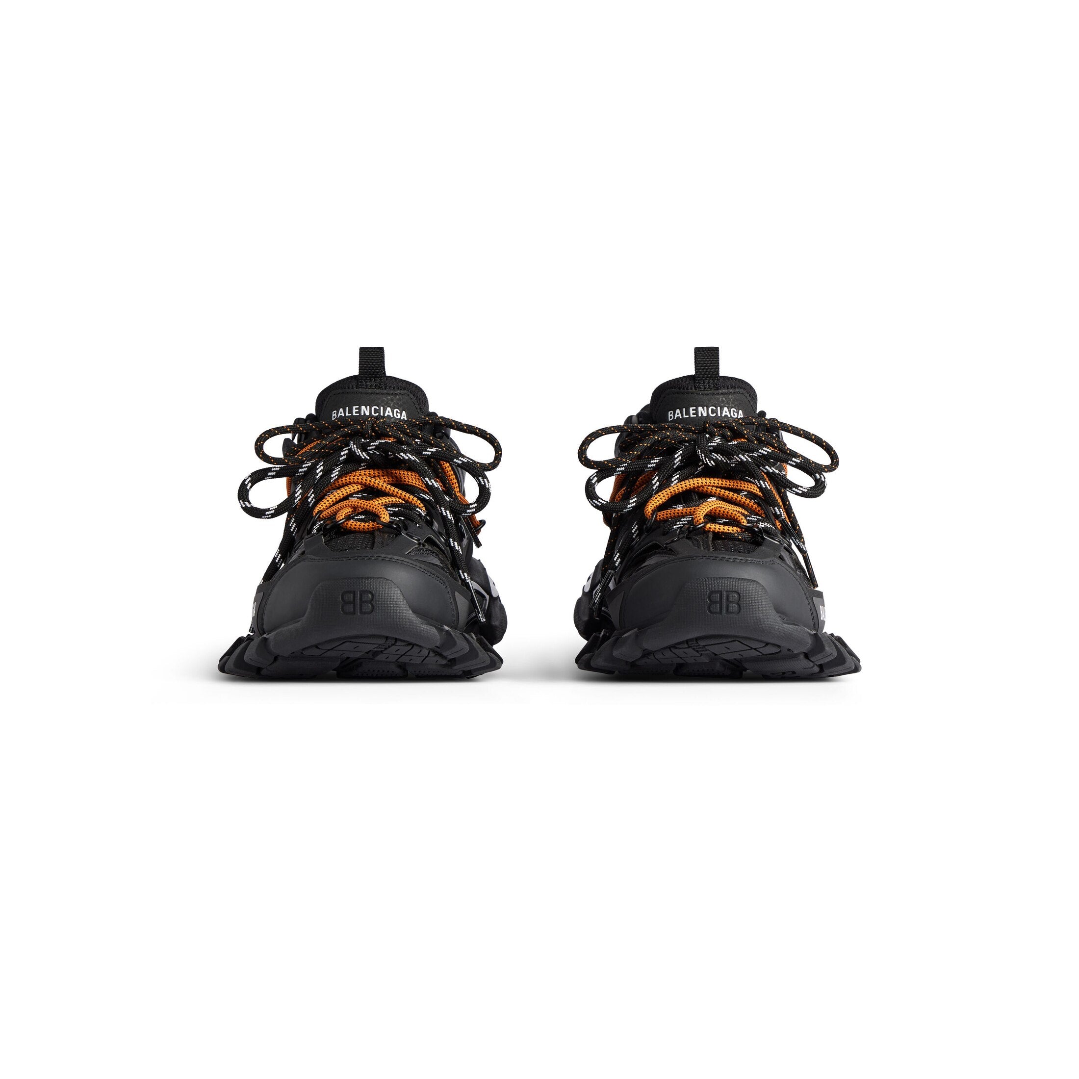 Balenciaga Track Trail Laces Sneaker in Black/orange