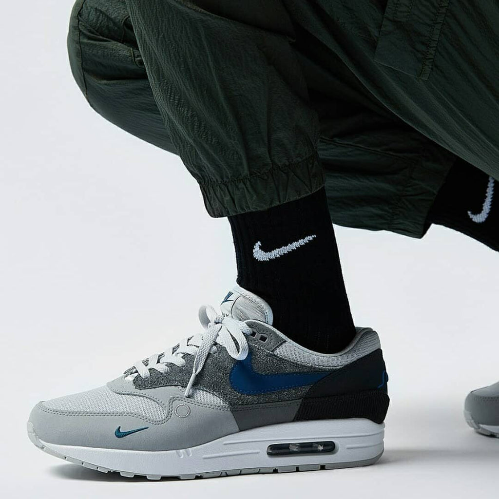 Nike AIR MAX 1 SNEAKER SMOKE GREYWHITE - Spadri Tunisie