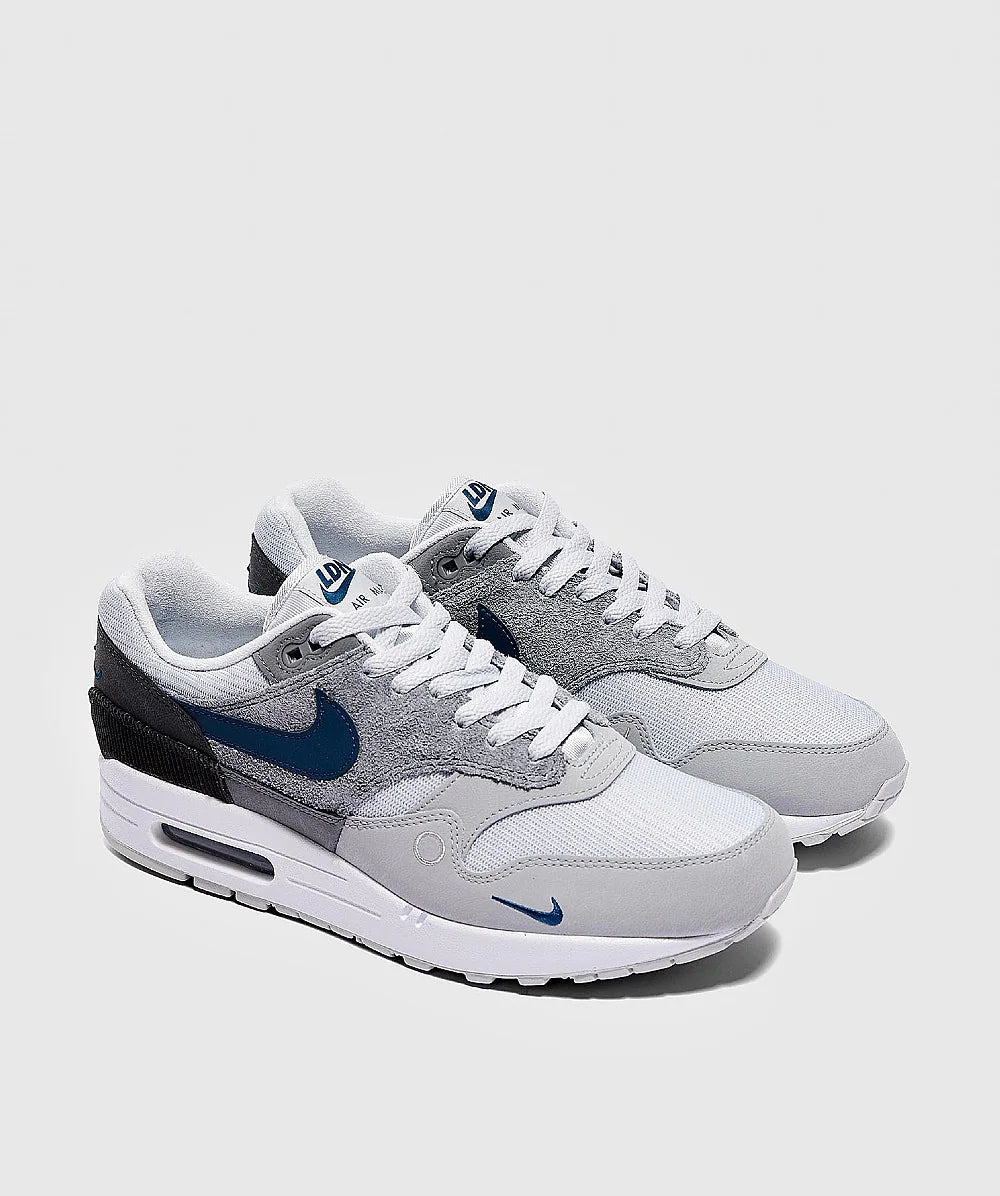 Nike AIR MAX 1 SNEAKER SMOKE GREYWHITE - Spadri Tunisie