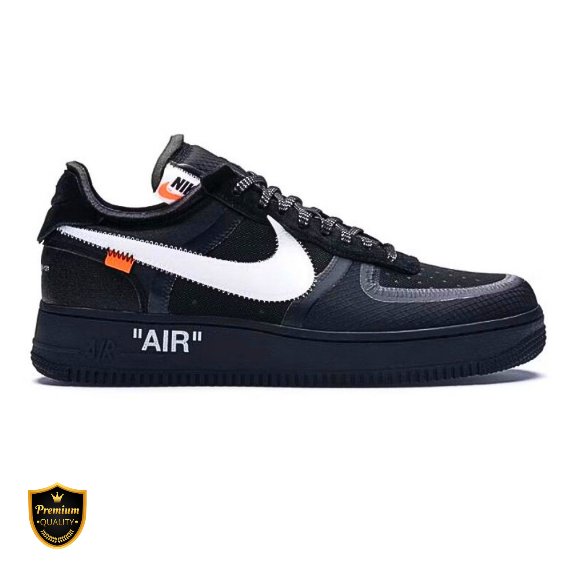 Nike Air Force 1 Low Off-White Black - Spadri Tunisie