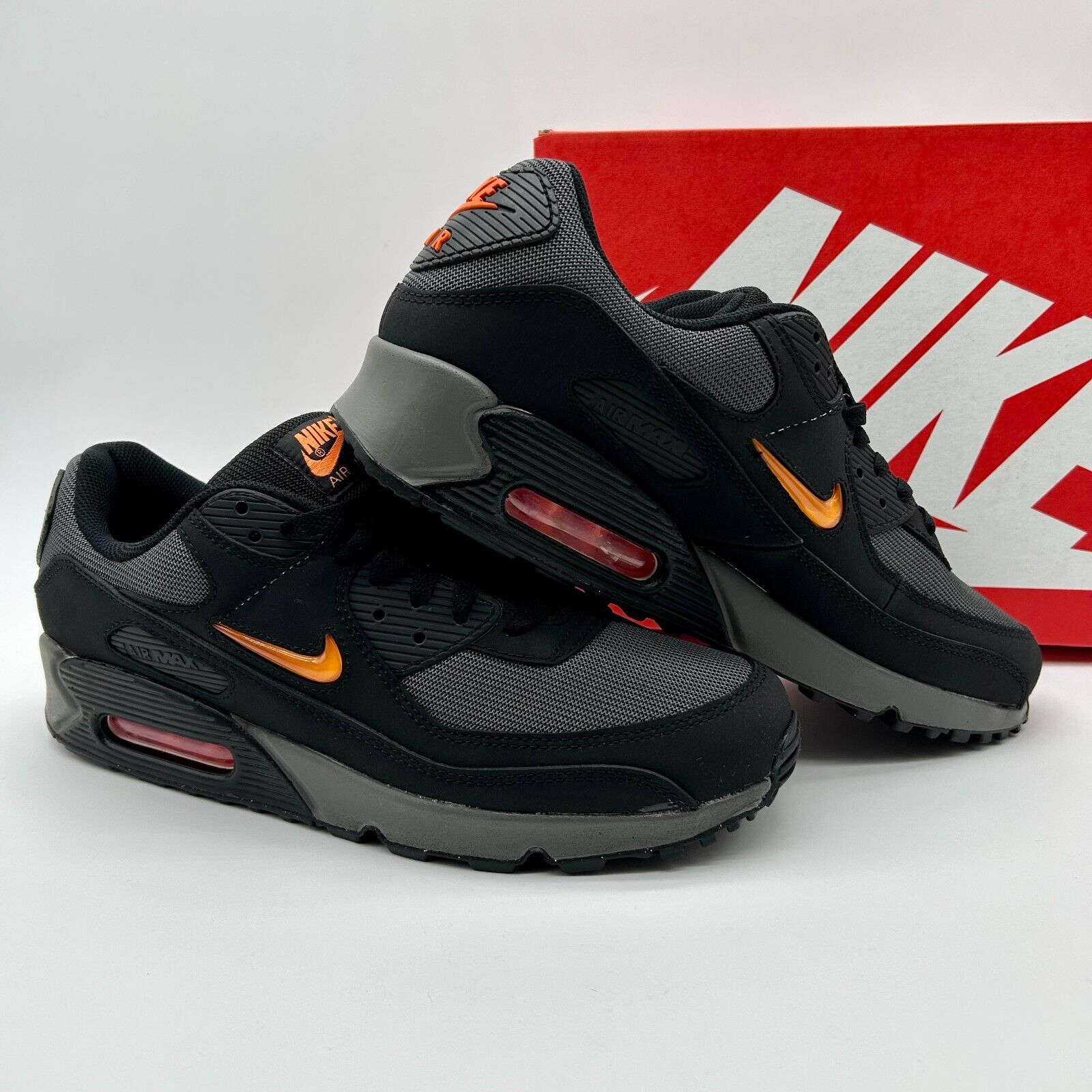 Nike Air Max 90 Jewel Black Safety Orange - Spadri Tunisie