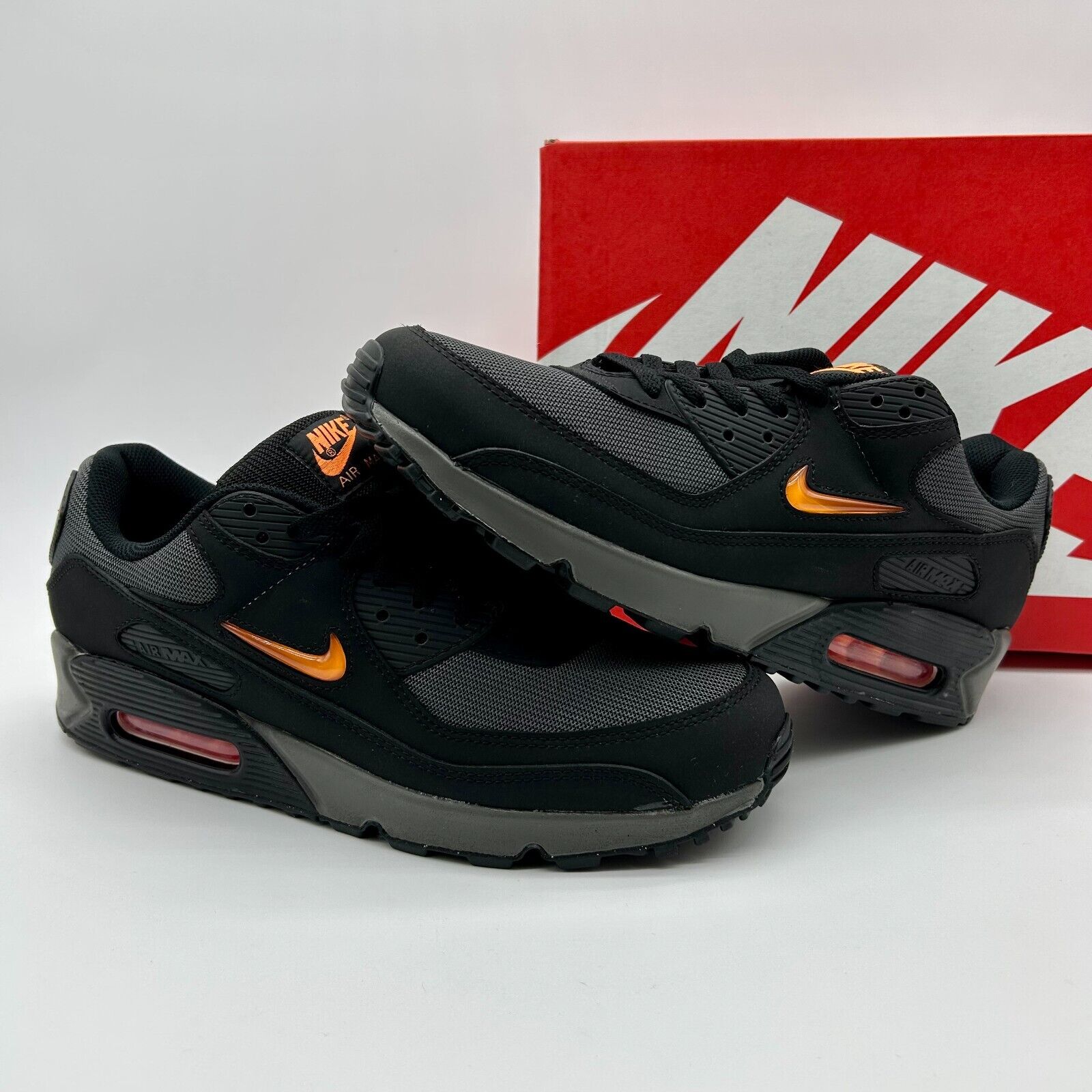 Nike Air Max 90 Jewel Black Safety Orange - Spadri Tunisie