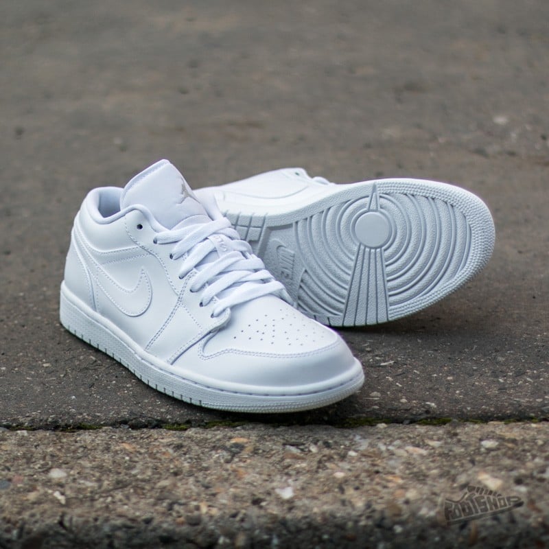 Nike Jordan 1 Low Triple White - Spadri Tunisie