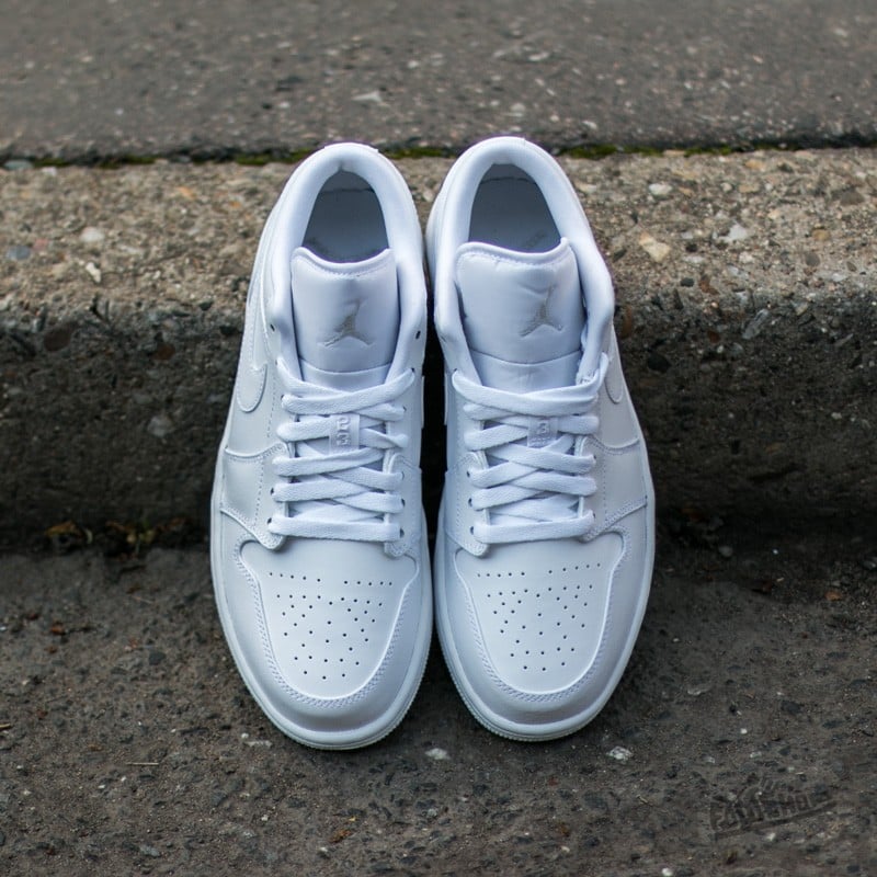 Nike Jordan 1 Low Triple White - Spadri Tunisie