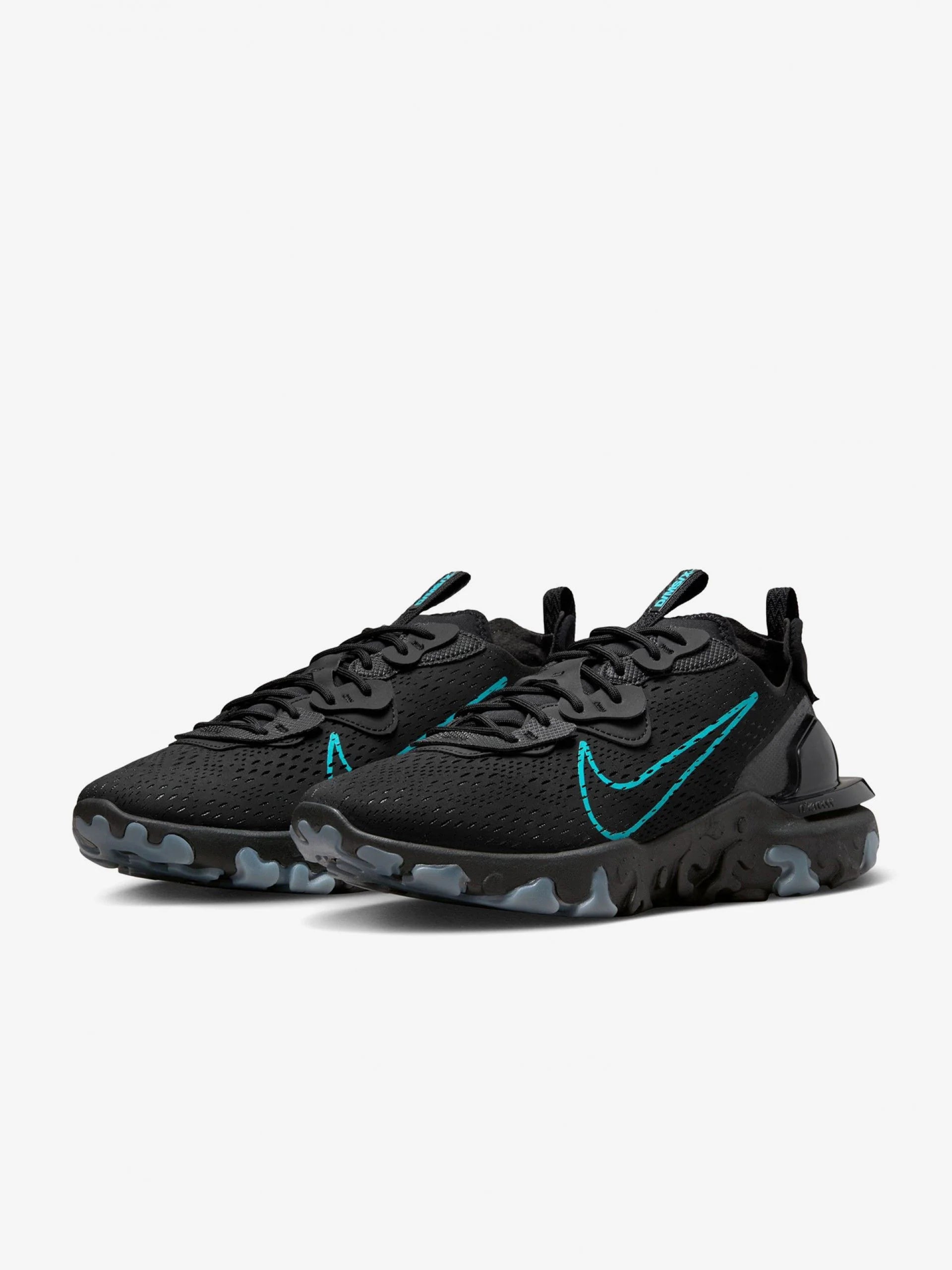 Nike React Vision Black Blue Logo - Spadri Tunisie