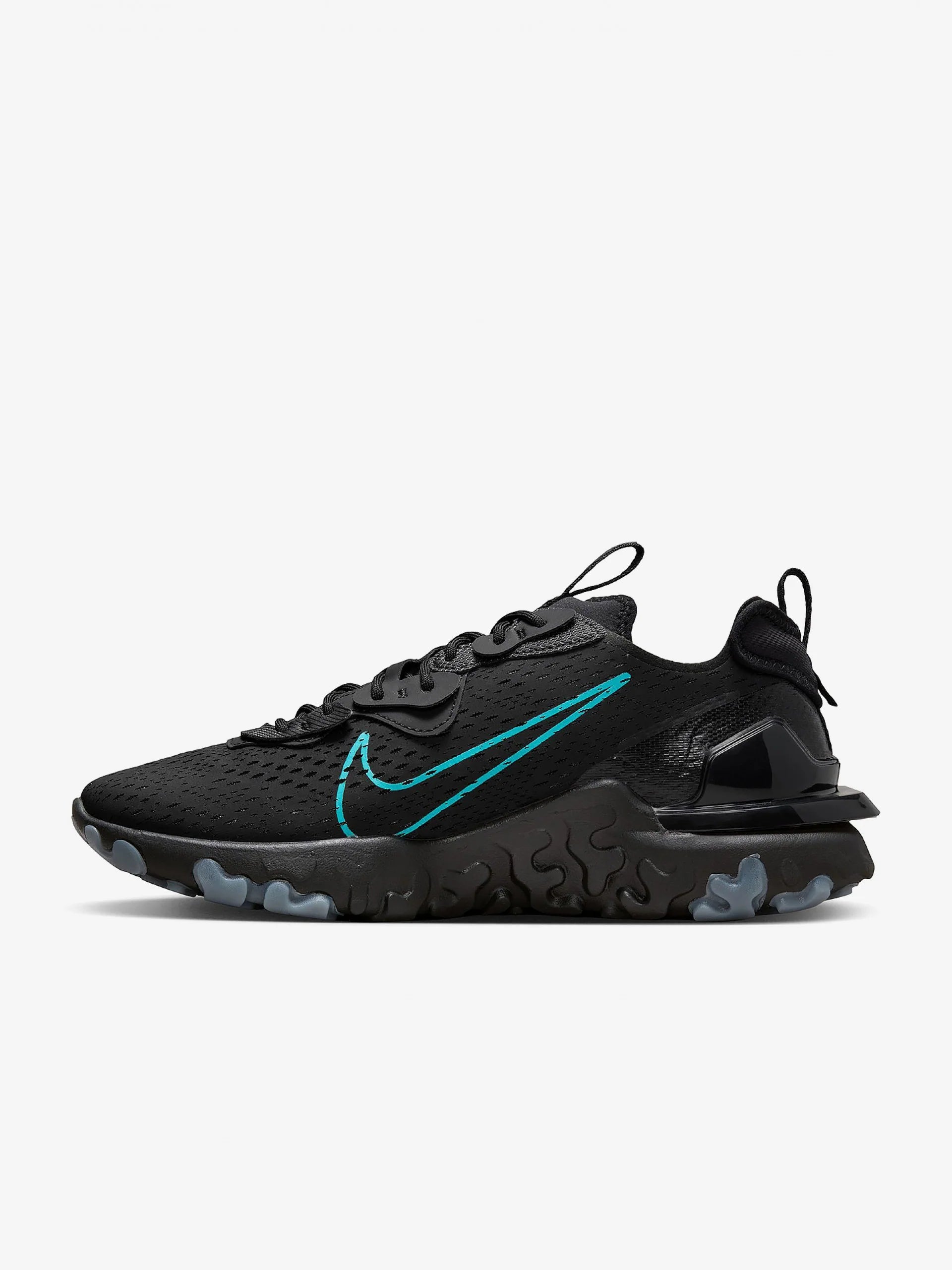 Nike React Vision Black Blue Logo - Spadri Tunisie