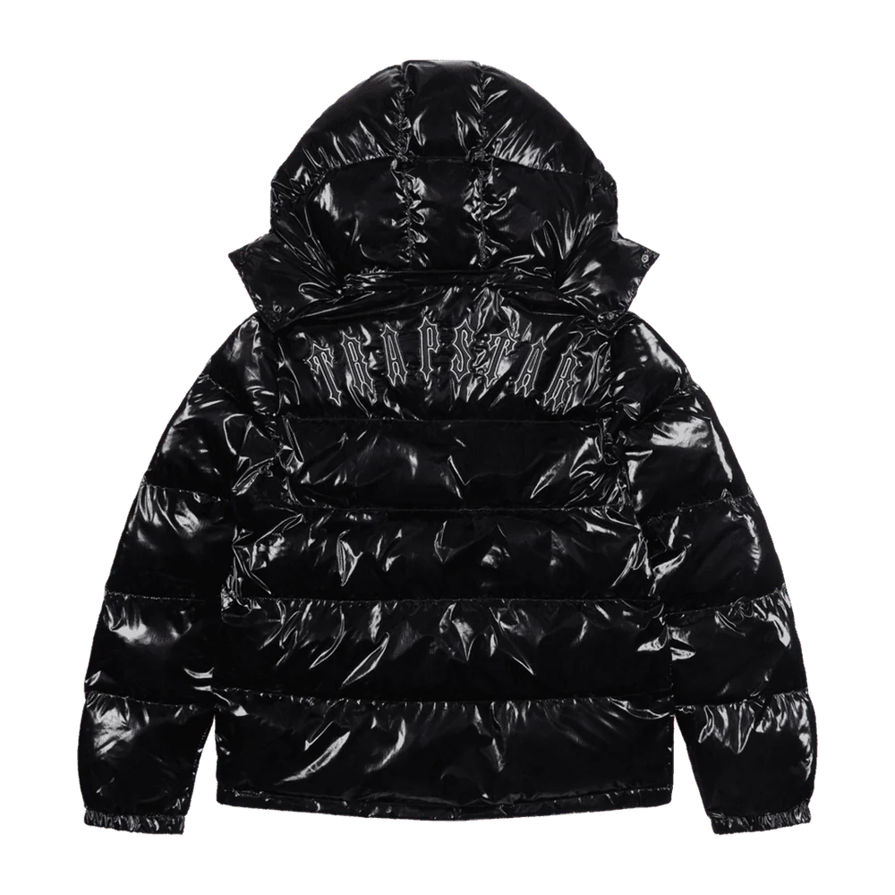 TRAPSTAR SHINY BLACK PUFFER Jacket